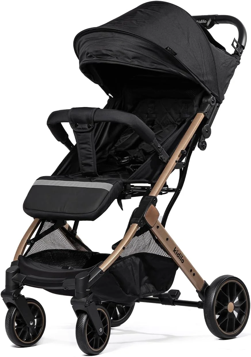 کالسکه مسافرتی سبک کیدیلو برای نوزادان و کودکان نوپا | تاشو، جمع و جور، صندلی تکیه دار، کمربند ایمنی 5 نقطه ای | چرخ های 360 درجه، سبد ذخیره سازی - مناسب برای کابین هواپیما کالسکه مسافرتی سبک کیدیلو برای نوزادان و کودکان نوپا | تاشو، جمع و جور، صندلی تکیه دار، کمربند ایمنی 5 نقطه ای | چرخ های 360 درجه، سبد ذخیره سازی - مناسب برای کابین هواپیما