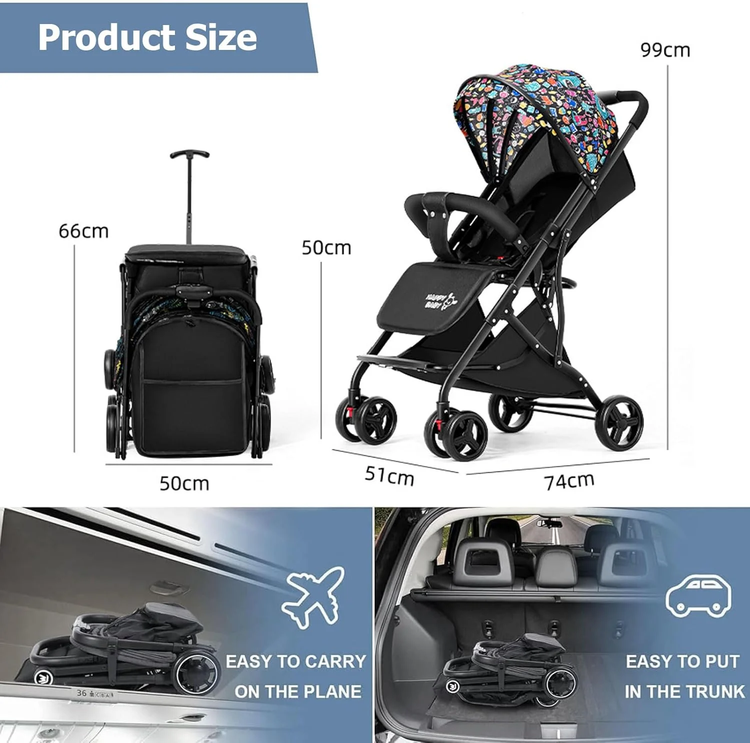 کالسکه مسافرتی سبک وزن کودک، کالسکه های جمع و جور کودک نوپا با دسته تلسکوپی، جا لیوانی و جیب ذخیره سازی، قابلیت حمل در هواپیما، تاشو سریع با یک دست، صندلی تکیه گاه نزدیک به حالت خوابیده کالسکه مسافرتی سبک وزن کودک، کالسکه های جمع و جور کودک نوپا با دسته تلسکوپی، جا لیوانی و جیب ذخیره سازی، قابلیت حمل در هواپیما، تاشو سریع با یک دست، صندلی تکیه گاه نزدیک به حالت خوابیده