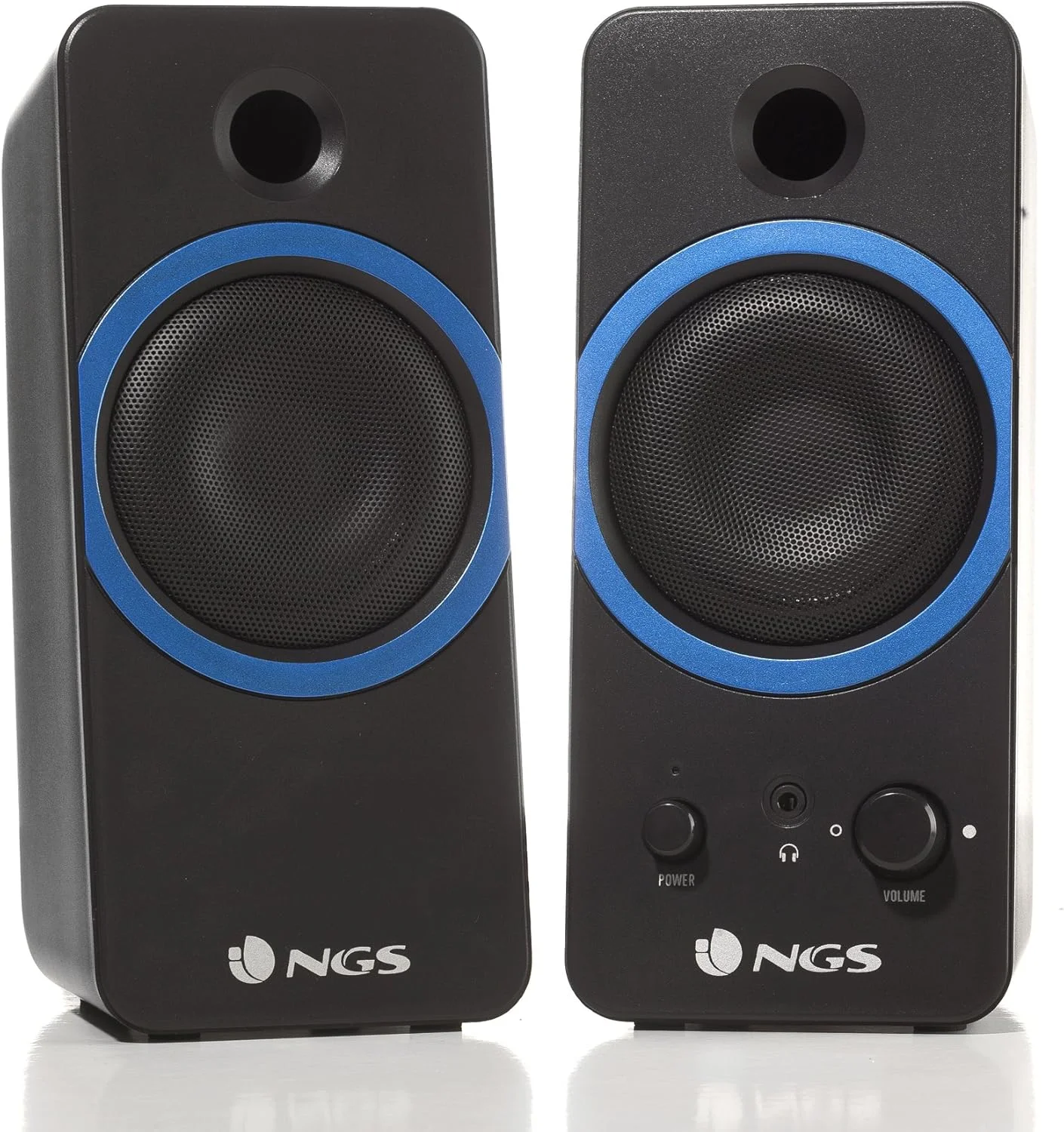 اسپیکر گیمینگ NGS GSX-200، توان خروجی 20 وات (USB/JACK 3,55mm). مشکی