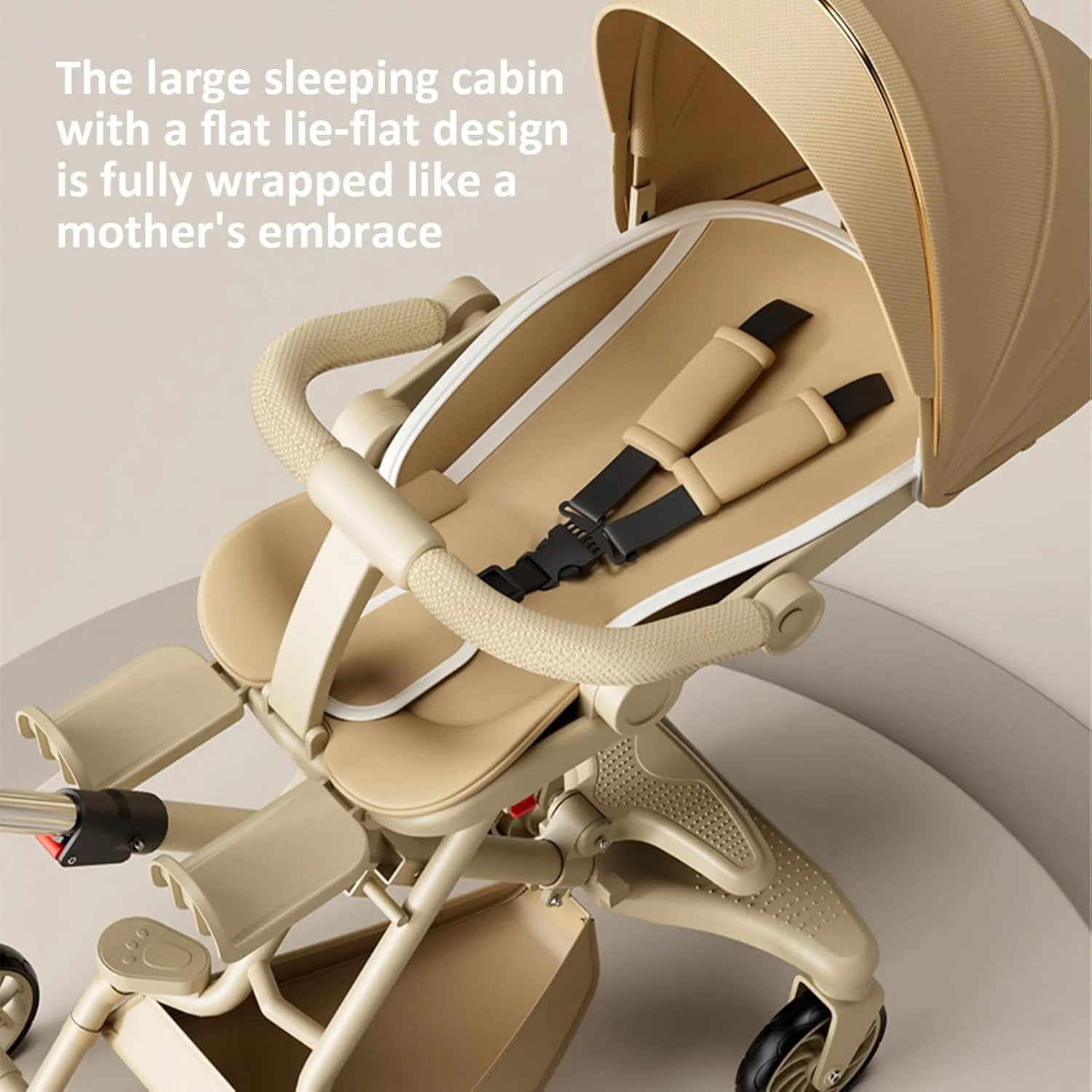 کالسکه بچه دو طرفه، کالسکه مسافرتی سبک وزن با سایبان قابل تنظیم، کالسکه نوزاد تاشو با منظره دید بالا، دارای سایبان بزرگ UPF 50+، جمع و جور و تاشو آسان کالسکه بچه دو طرفه، کالسکه مسافرتی سبک وزن با سایبان قابل تنظیم، کالسکه نوزاد تاشو با منظره دید بالا، دارای سایبان بزرگ UPF 50+، جمع و جور و تاشو آسان