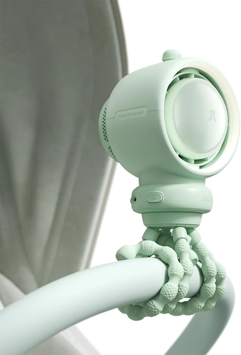 پنکه کالسکه کودک JISULIFE، پنکه کوچک قابل حمل با باتری، پنکه صندلی ماشین با 100 سرعت، فناوری تصفیه و بهبود هوا، بدون پره، پنکه هدیه درجه غذایی برای فضای باز، تردمیل، گلف - سبز پنکه کالسکه کودک JISULIFE، پنکه کوچک قابل حمل با باتری، پنکه صندلی ماشین با 100 سرعت، فناوری تصفیه و بهبود هوا، بدون پره، پنکه هدیه درجه غذایی برای فضای باز، تردمیل، گلف - سبز