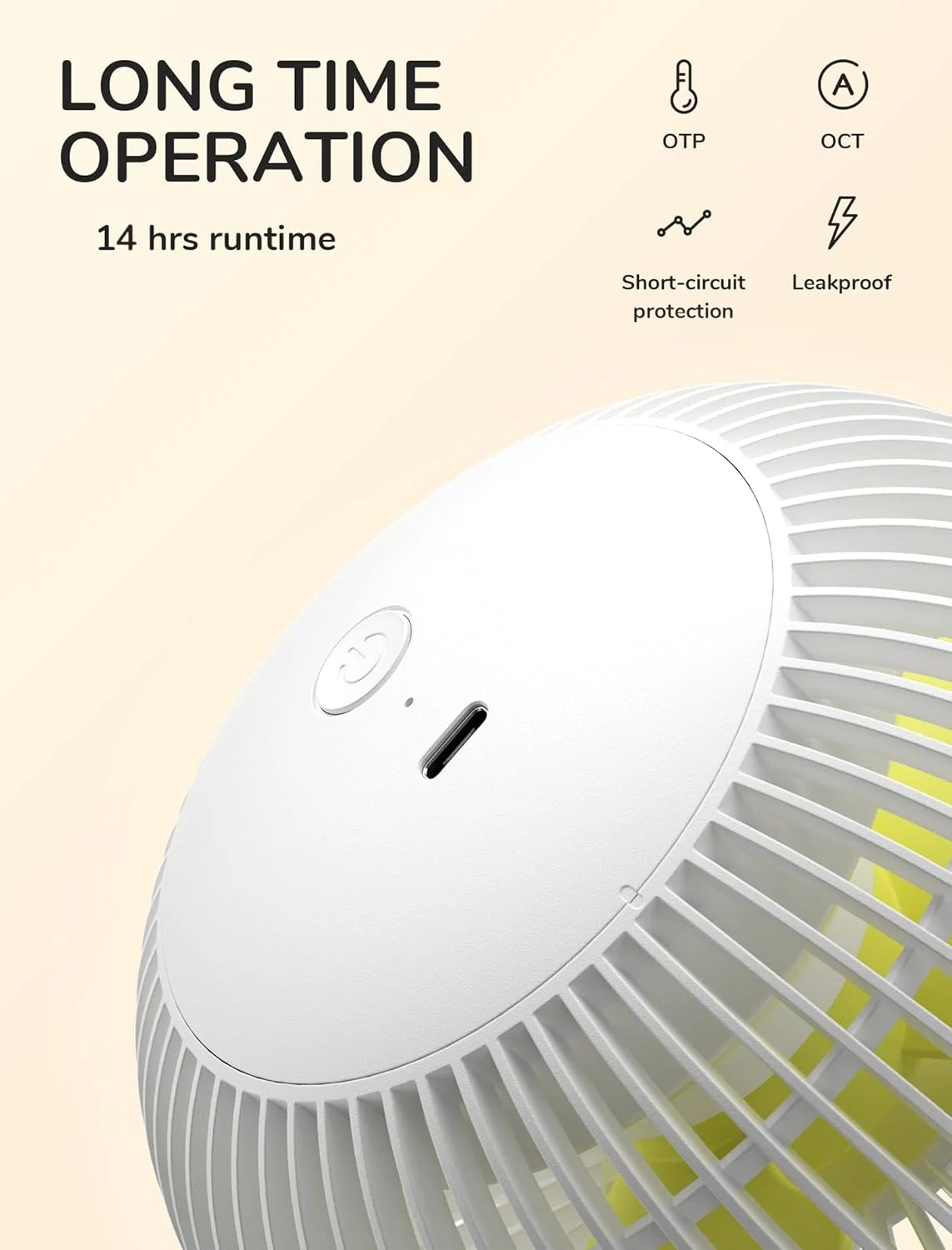 پنکه گیره ای کالسکه کودک JISULIFE، با باتری 4000 میلی آمپر ساعتی، کوچک و قابل حمل، طراحی باریک و بی صدا، 4 سرعت تا حداکثر 14 ساعت، ایده آل برای تخت، میز، صندلی ماشین - سفید شیری پنکه گیره ای کالسکه کودک JISULIFE، با باتری 4000 میلی آمپر ساعتی، کوچک و قابل حمل، طراحی باریک و بی صدا، 4 سرعت تا حداکثر 14 ساعت، ایده آل برای تخت، میز، صندلی ماشین - سفید شیری