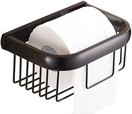 جا دستمال کاغذی توالت ZDmalt تمام مس مشکی طرح عتیقه، سبد نگهدارنده دستمال کاغذی جا دستمال کاغذی توالت ZDmalt تمام مس مشکی طرح عتیقه، سبد نگهدارنده دستمال کاغذی
