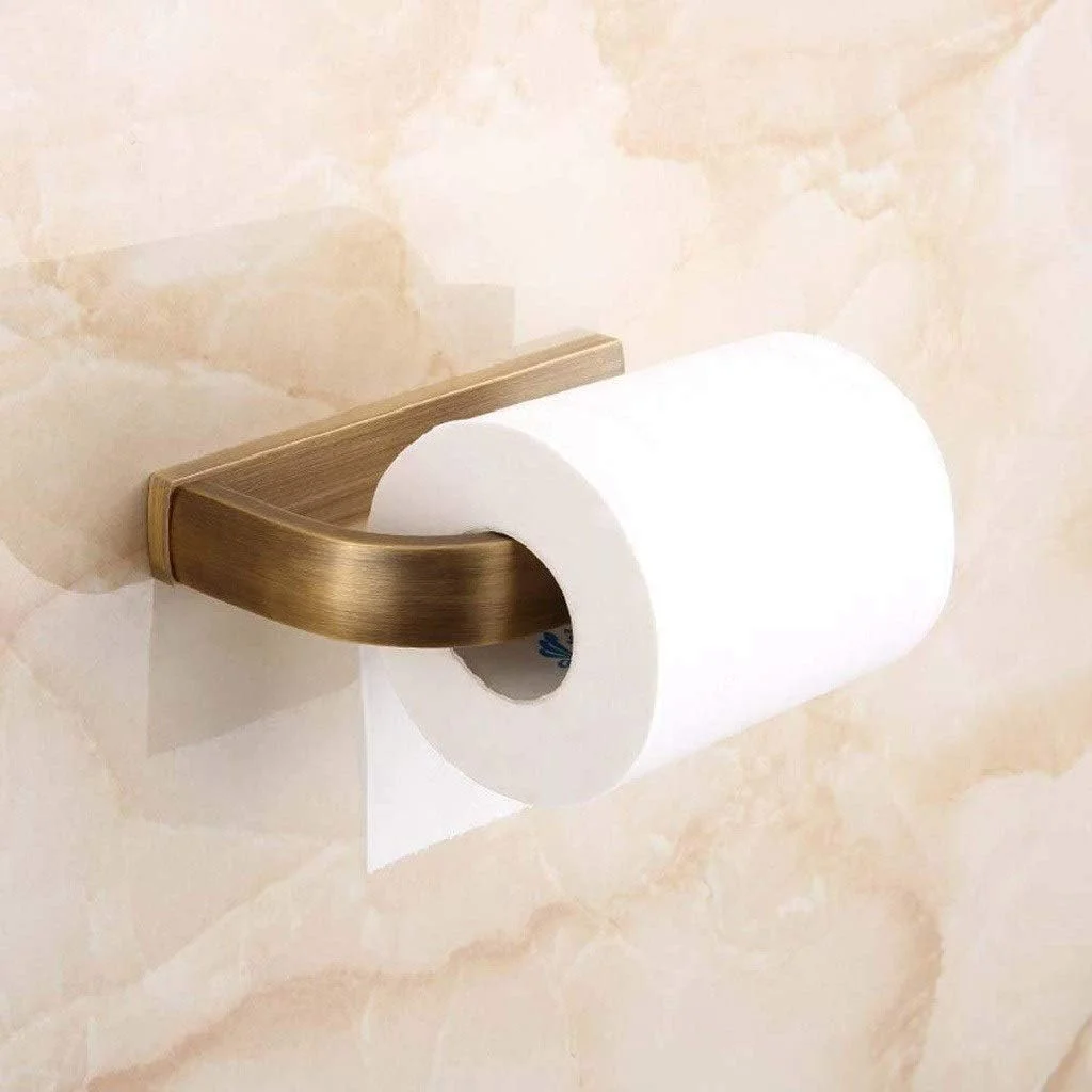 نگهدارنده دستمال توالت فلزی ZDmalt - دستمال کاغذی توالت برنجی جامد عتیقه با روکش برنجی، لوازم جانبی توالت، نصب دیواری نگهدارنده دستمال توالت فلزی ZDmalt - دستمال کاغذی توالت برنجی جامد عتیقه با روکش برنجی، لوازم جانبی توالت، نصب دیواری