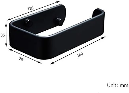 نگهدارنده دستمال توالت ZDmalt مشکی، نگهدارنده دستمال کاغذی آلومینیومی فضایی، نگهدارنده رول دستمال آشپزخانه، لوازم جانبی حمام نگهدارنده دستمال توالت ZDmalt مشکی، نگهدارنده دستمال کاغذی آلومینیومی فضایی، نگهدارنده رول دستمال آشپزخانه، لوازم جانبی حمام