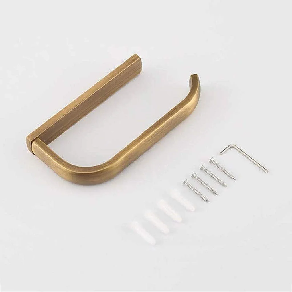 نگهدارنده دستمال توالت فلزی ZDmalt - دستمال کاغذی توالت برنجی جامد عتیقه با روکش برنجی، لوازم جانبی توالت، نصب دیواری نگهدارنده دستمال توالت فلزی ZDmalt - دستمال کاغذی توالت برنجی جامد عتیقه با روکش برنجی، لوازم جانبی توالت، نصب دیواری