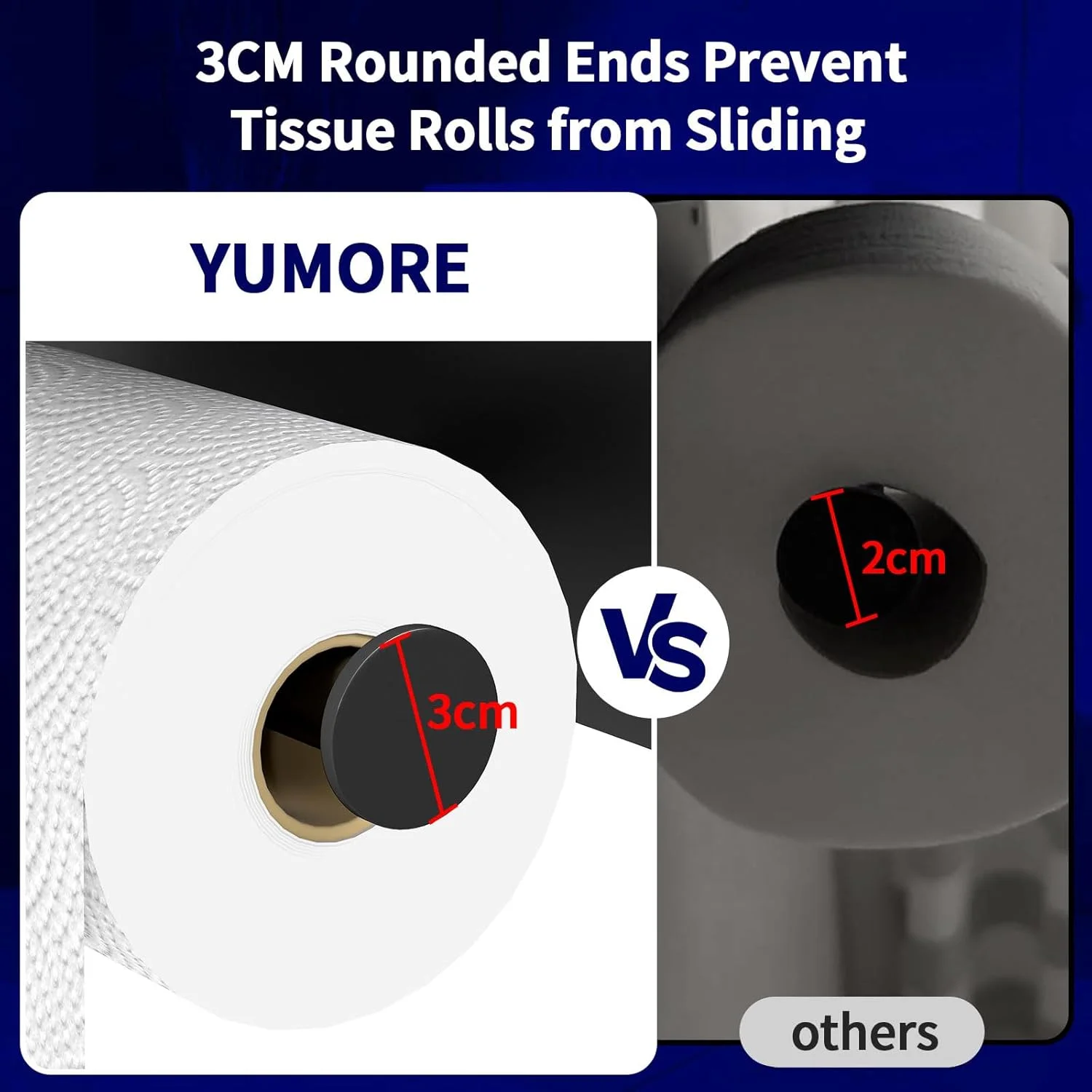 جا دستمال کاغذی یومور، استیل ضد زنگ 304، جا دستمال رولی دو قلو با قفسه، نصب دیواری، جای نگهداری دستمال توالت، جای دستمال مرطوب، روکش نیکل برس خورده (مشکی) جا دستمال کاغذی یومور، استیل ضد زنگ 304، جا دستمال رولی دو قلو با قفسه، نصب دیواری، جای نگهداری دستمال توالت، جای دستمال مرطوب، روکش نیکل برس خورده (مشکی)