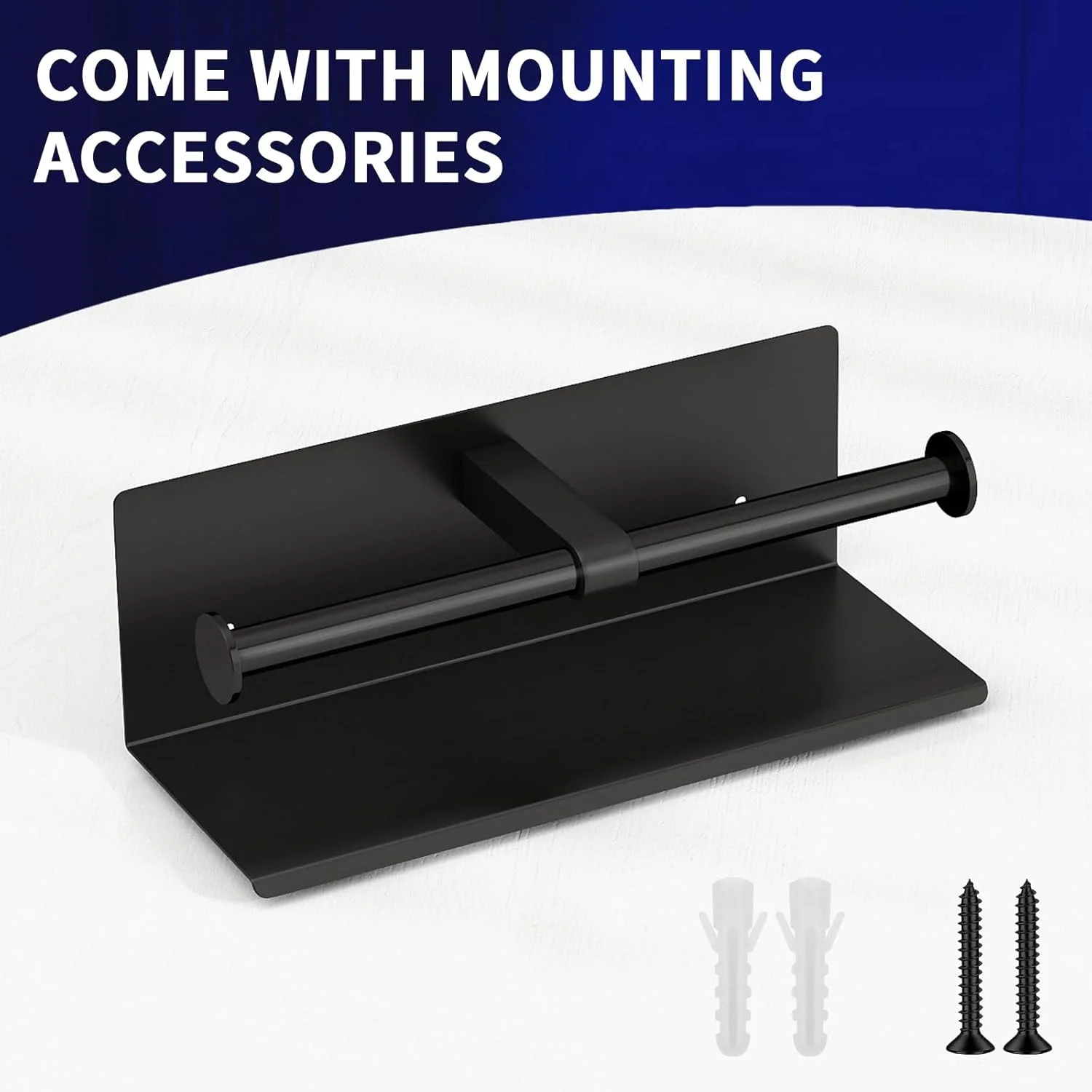 جا دستمال کاغذی یومور، استیل ضد زنگ 304، جا دستمال رولی دو قلو با قفسه، نصب دیواری، جای نگهداری دستمال توالت، جای دستمال مرطوب، روکش نیکل برس خورده (مشکی) جا دستمال کاغذی یومور، استیل ضد زنگ 304، جا دستمال رولی دو قلو با قفسه، نصب دیواری، جای نگهداری دستمال توالت، جای دستمال مرطوب، روکش نیکل برس خورده (مشکی)