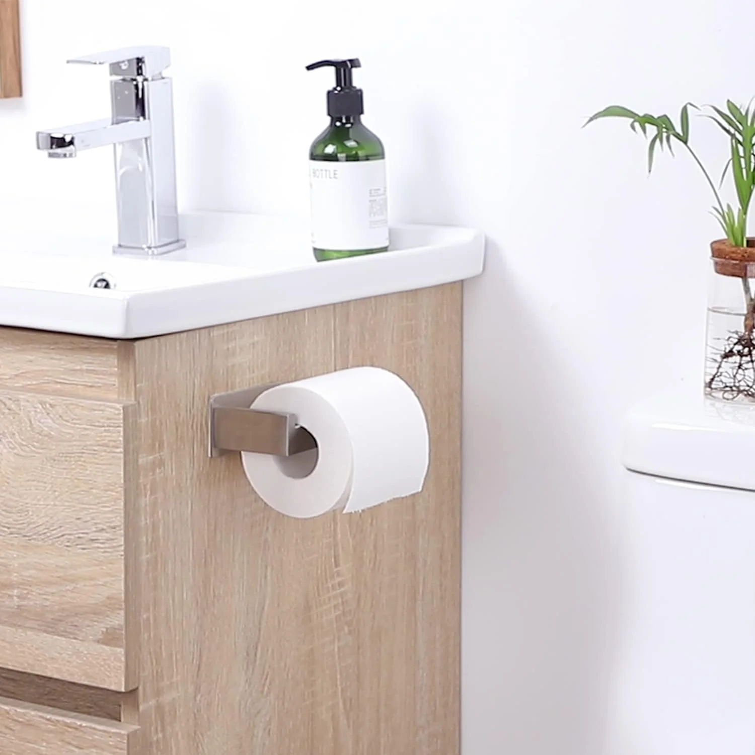 نگهدارنده دستمال توالت YIGII استیل ضد زنگ - چسبی 3M نگهدارنده دستمال توالت YIGII استیل ضد زنگ - چسبی 3M