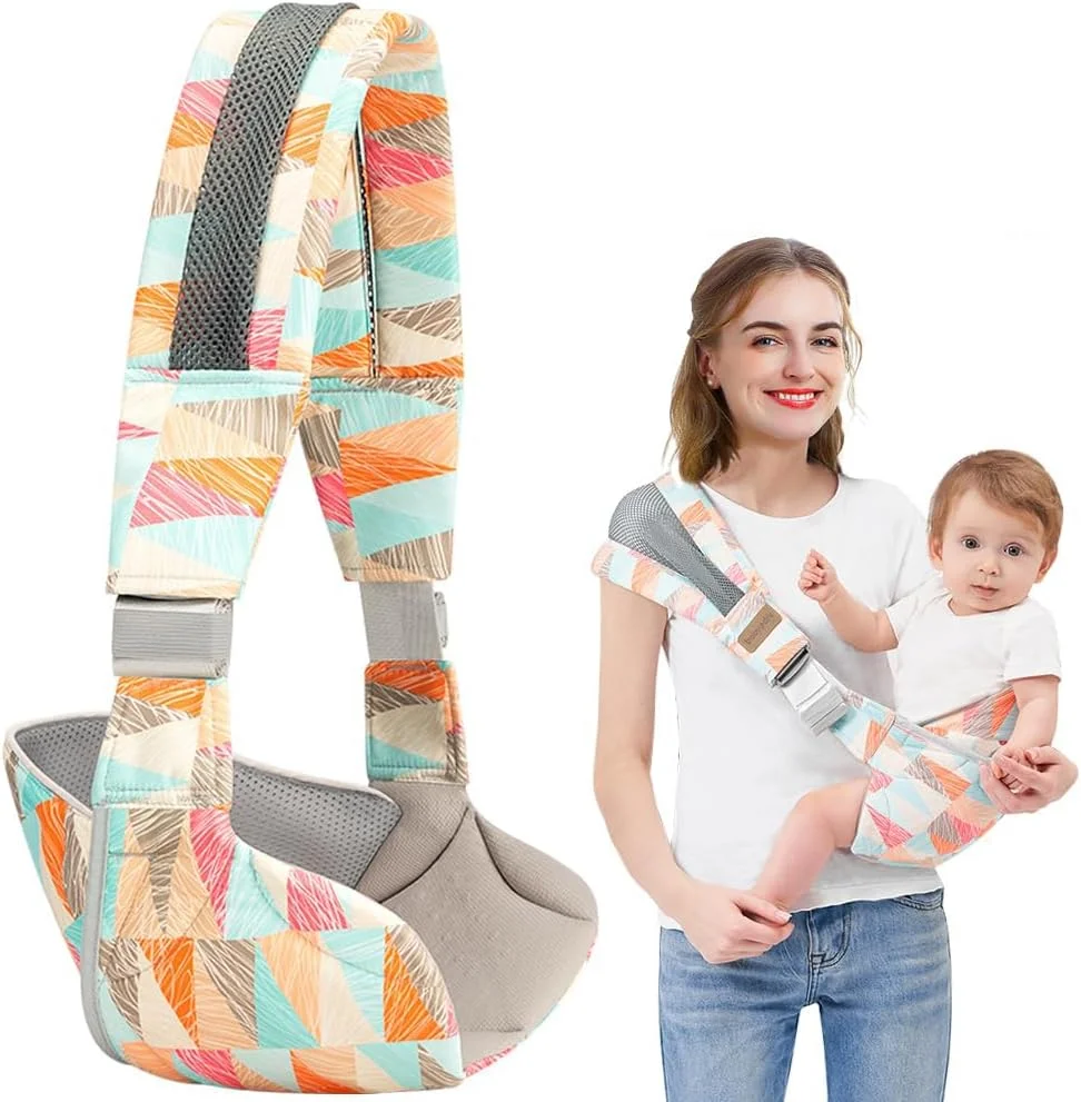 آغوشی نوزاد، آغوشی با پشتیبانی کمر، آغوشی قابل حمل و ارگونومیک برای کودکان نوپا، آغوشی قابل تنظیم و ضخیم برای نوزادان از 0 تا 36 ماهگی
