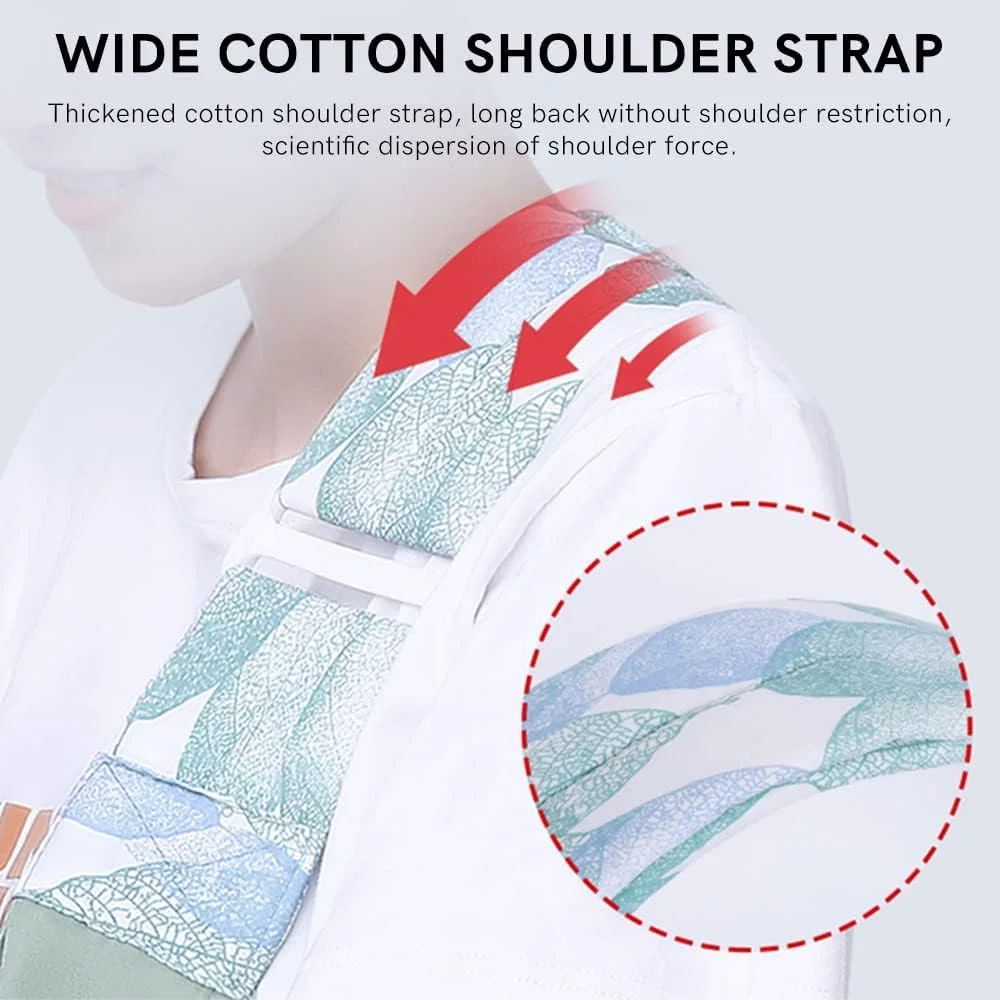 آغوشی نوزاد KASTWAVE، آغوشی نوزاد از بدو تولد، آغوشی نرم و قابل حمل نوزاد، آغوشی قابل تنظیم یک طرفه روی شانه، خشک شدن سریع، بند شانه ضخیم و پهن برای نوزاد 0-24 ماهه