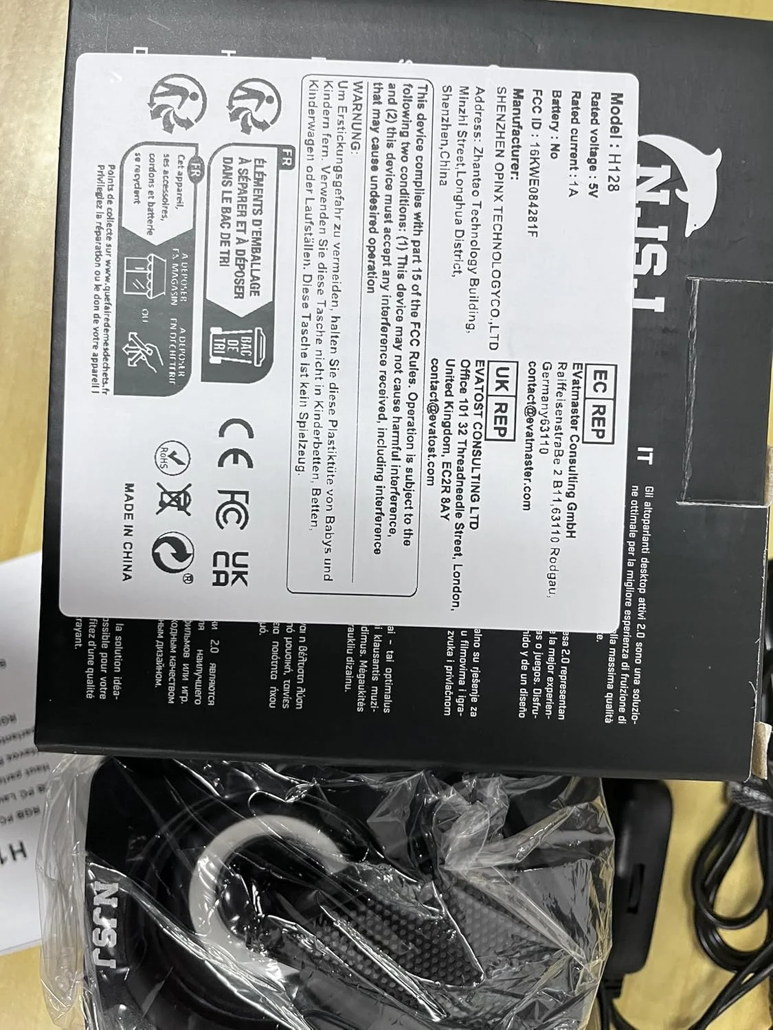 اسپیکر کامپیوتر NJSJ برای دسکتاپ یا لپ تاپ، اسپیکرهای 6 واتی USB با صدای واضح، اسپیکرهای کوچک سیم دار و نورانی Plug and Play برای مانیتور دسکتاپ کامپیوتر، پلی استیشن، iMac اسپیکر کامپیوتر NJSJ برای دسکتاپ یا لپ تاپ، اسپیکرهای 6 واتی USB با صدای واضح، اسپیکرهای کوچک سیم دار و نورانی Plug and Play برای مانیتور دسکتاپ کامپیوتر، پلی استیشن، iMac