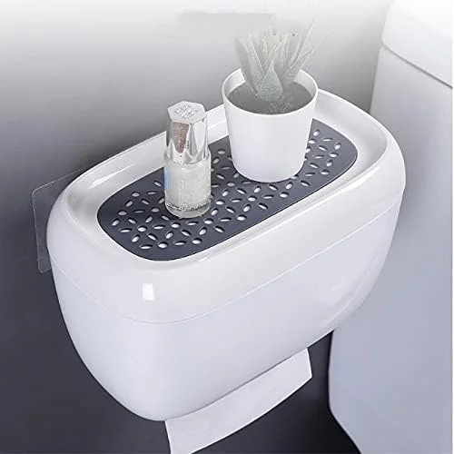 جا دستمال کاغذی دیواری مدل WXYZABC با قفسه ضد آب برای نگهداری موبایل و دستمال کاغذی، مناسب برای جعبه دستمال کاغذی حمام جا دستمال کاغذی دیواری مدل WXYZABC با قفسه ضد آب برای نگهداری موبایل و دستمال کاغذی، مناسب برای جعبه دستمال کاغذی حمام