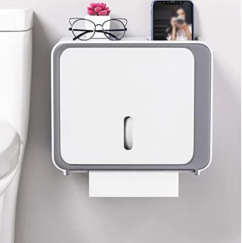 جا دستمال کاغذی دو لایه WXYZABC، جعبه نگهداری ضد آب، قفسه دستمال بهداشتی پانچ، جعبه سازمان دهنده کیسه زباله