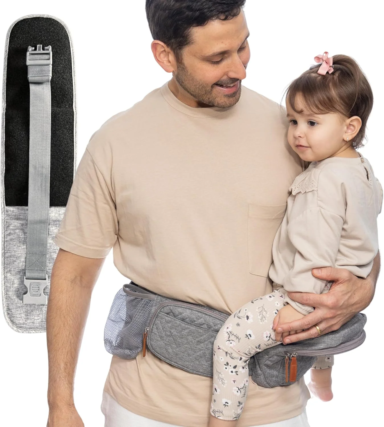 آغوشی کمری کودک - آغوشی کودک نوپا ارگونومیک و قابل تنظیم از نوزاد تا نوپا به همراه صندلی کمری - دارای افزایش دهنده کمربند، ایده آل برای والدین سایز بزرگ. ملزومات سفر و کودک آغوشی کمری کودک - آغوشی کودک نوپا ارگونومیک و قابل تنظیم از نوزاد تا نوپا به همراه صندلی کمری - دارای افزایش دهنده کمربند، ایده آل برای والدین سایز بزرگ. ملزومات سفر و کودک