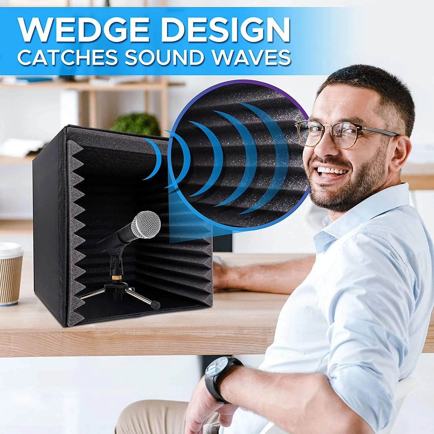 محفظه عایق صدا برای ضبط صدا پایل مدل PSiB27X2 - جعبه مکعبی فوم عایق صدا برای میکروفون، فیلتر کاهش صدا، پلتفرم عایق نویز آکوستیک با پدینگ محفظه عایق صدا برای ضبط صدا پایل مدل PSiB27X2 - جعبه مکعبی فوم عایق صدا برای میکروفون، فیلتر کاهش صدا، پلتفرم عایق نویز آکوستیک با پدینگ