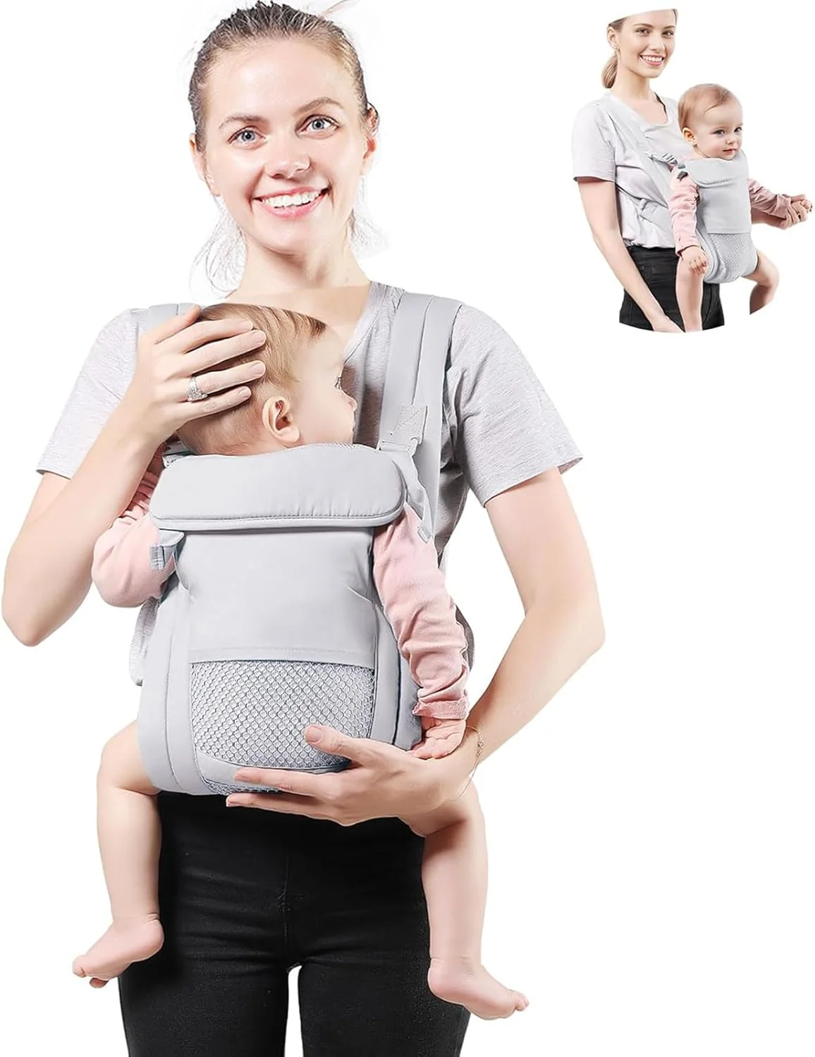 آغوشی نوزاد تا نوپا تا 20 کیلوگرم، آغوشی راحت نوزاد، آغوشی کودک نوپا با قابلیت تنظیم آسان، آغوشی سبک وزن نوزاد، آغوشی بچه، آغوشی سینه کودک در تمام حالات (خاکستری) آغوشی نوزاد تا نوپا تا 20 کیلوگرم، آغوشی راحت نوزاد، آغوشی کودک نوپا با قابلیت تنظیم آسان، آغوشی سبک وزن نوزاد، آغوشی بچه، آغوشی سینه کودک در تمام حالات (خاکستری)