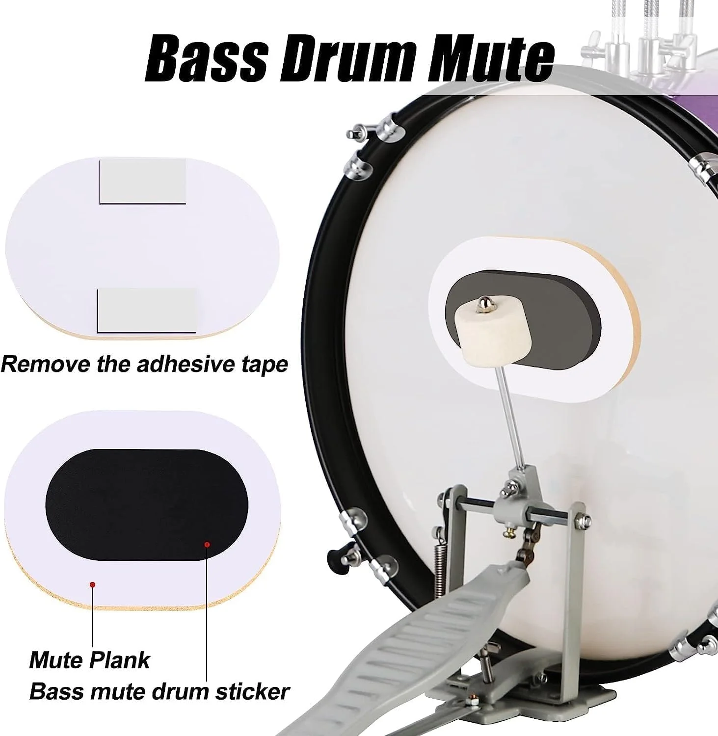 پدهای خفه کننده درام THE WHITE SHOP، مجموعه 10 عددی به همراه پد سنج + مجموعه پد های-هت، پدهای صدا خفه کن فوم درام، مناسب برای سایزهای 10 اینچ، 12 اینچ، 13 اینچ، 16 اینچ، 22 اینچ (پک پد خفه کننده درام) پدهای خفه کننده درام THE WHITE SHOP، مجموعه 10 عددی به همراه پد سنج + مجموعه پد های-هت، پدهای صدا خفه کن فوم درام، مناسب برای سایزهای 10 اینچ، 12 اینچ، 13 اینچ، 16 اینچ، 22 اینچ (پک پد خفه کننده درام)