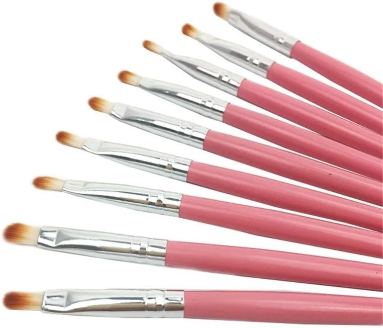 LINGLING-MAKEUP BRUSH ست 10 عددی براش آرایشی، براش لب، براش سایه چشم، ابزار جادار و بادوام - صورتی، حمل آسان (رنگ: نقره ای صورتی) LINGLING-MAKEUP BRUSH ست 10 عددی براش آرایشی، براش لب، براش سایه چشم، ابزار جادار و بادوام - صورتی، حمل آسان (رنگ: نقره ای صورتی)