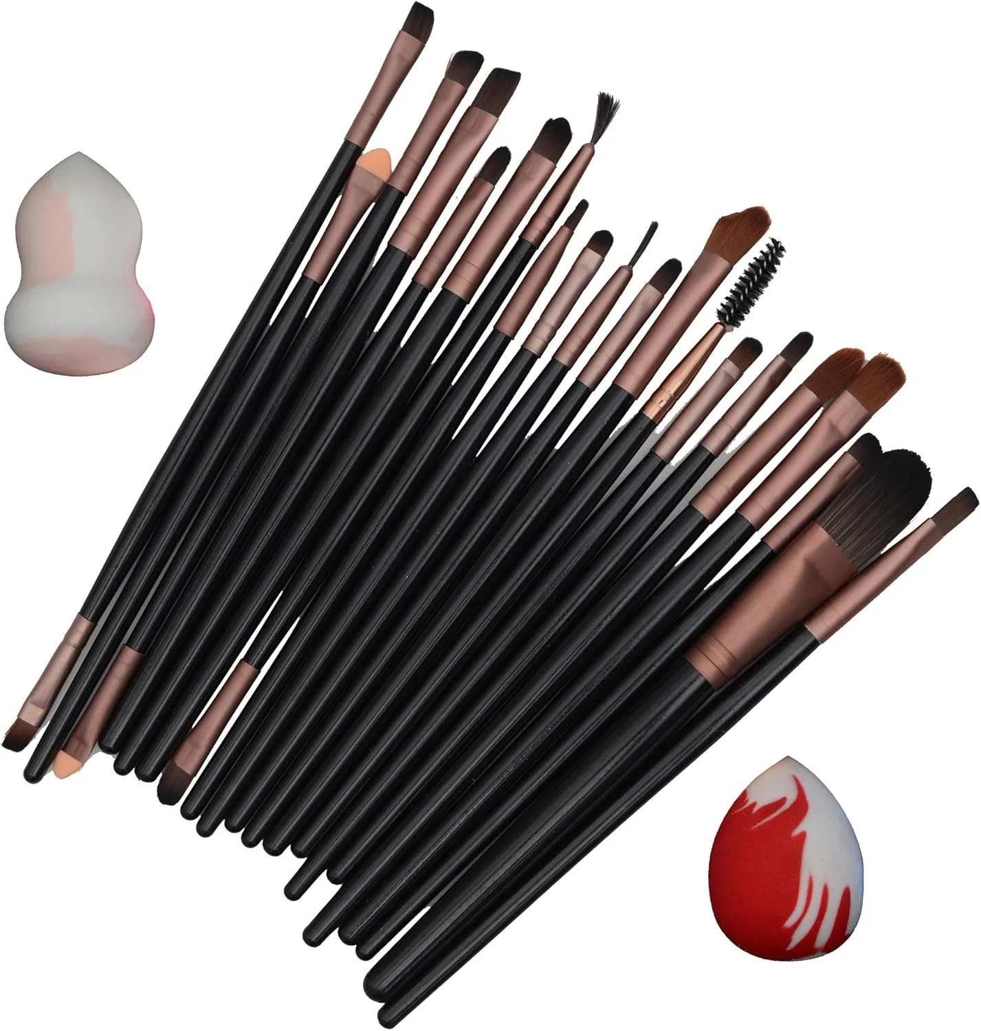 Lifestyle-You® 20 pcs Makeup Brush Set With Free 2 Pcs Beauty Makeup Blenders