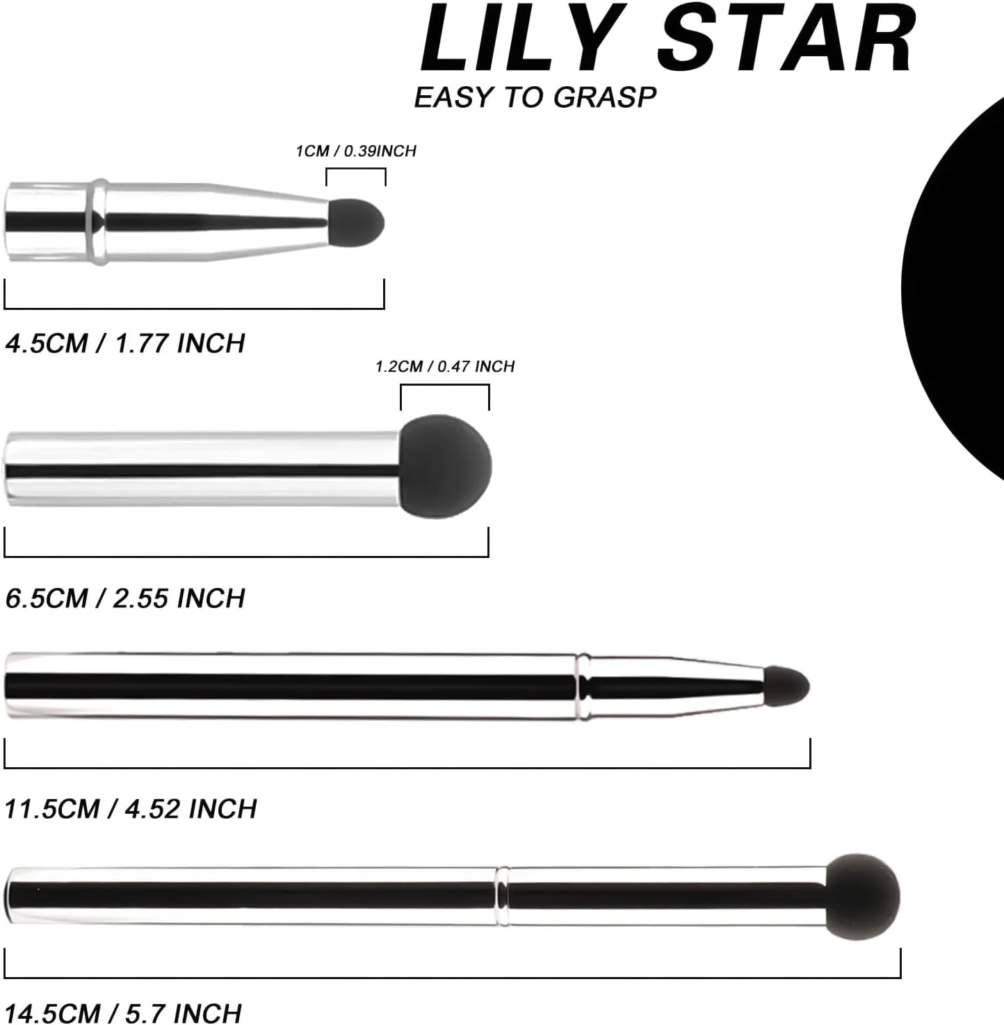 ست براش آرایشی 4 در 1 Lilystar، براش های آرایشی مسافرتی قابل حمل، براش کانسیلر کانتور زیر چشم برای کرم پودر مایع، پودر، ترکیب، پرداخت و نقطه گذاری ست براش آرایشی 4 در 1 Lilystar، براش های آرایشی مسافرتی قابل حمل، براش کانسیلر کانتور زیر چشم برای کرم پودر مایع، پودر، ترکیب، پرداخت و نقطه گذاری