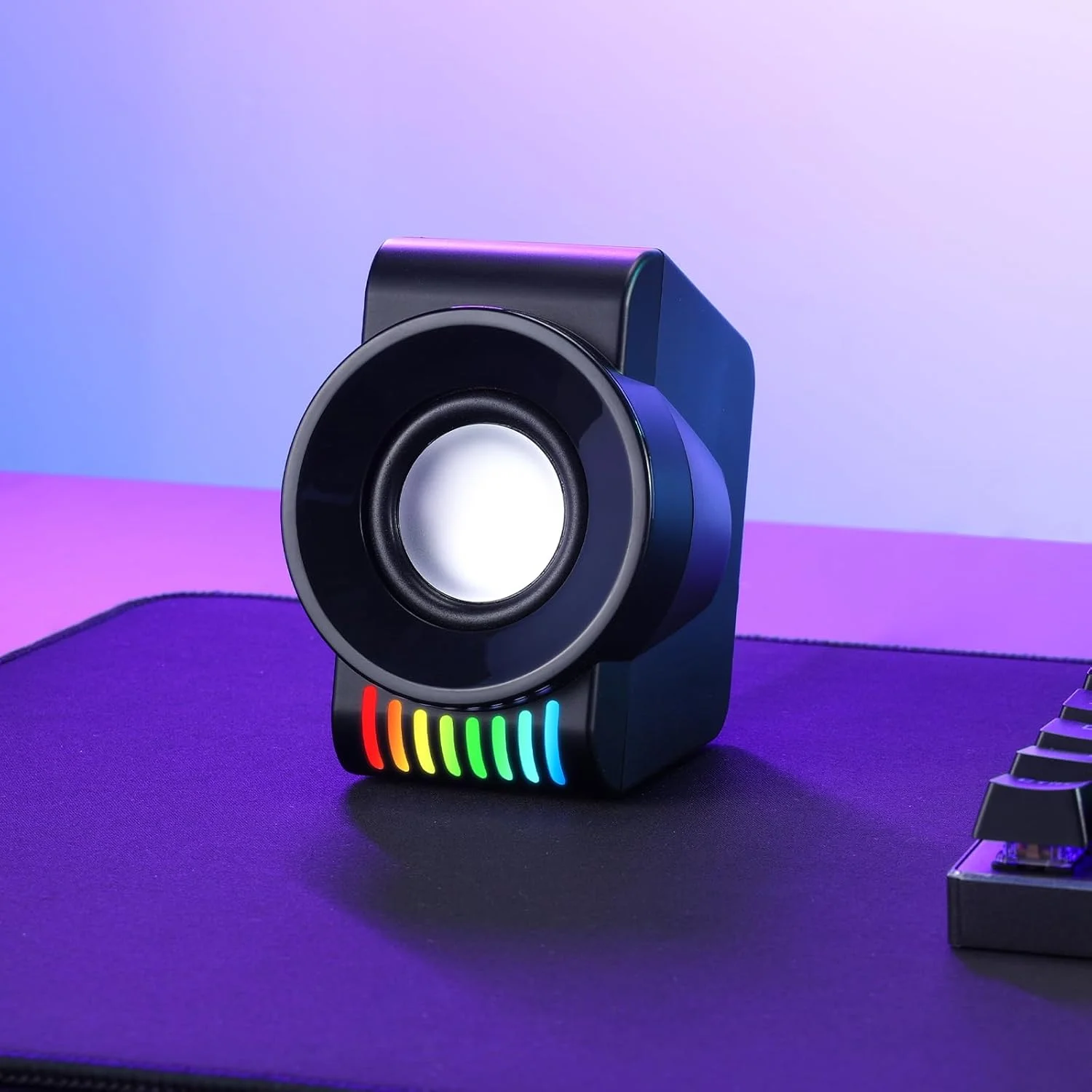 اسپیکر گیمینگ کامپیوتر رِدراگون GS5514، اسپیکر دسکتاپ استریو 2.0 کاناله با RGB پویا، بیس با کیفیت و صدای شفاف، تغذیه از طریق USB با کانکتور 3.5 میلی متری اسپیکر گیمینگ کامپیوتر رِدراگون GS5514، اسپیکر دسکتاپ استریو 2.0 کاناله با RGB پویا، بیس با کیفیت و صدای شفاف، تغذیه از طریق USB با کانکتور 3.5 میلی متری