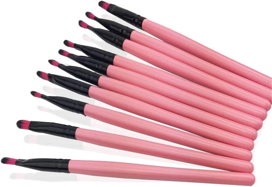 LINGLING-MAKEUP BRUSH ست 10 عددی براش آرایشی، براش لب، براش سایه چشم، ابزار کاربردی هایلایت - صورتی، بادوام و حمل آسان (رنگ: مشکی صورتی) LINGLING-MAKEUP BRUSH ست 10 عددی براش آرایشی، براش لب، براش سایه چشم، ابزار کاربردی هایلایت - صورتی، بادوام و حمل آسان (رنگ: مشکی صورتی)