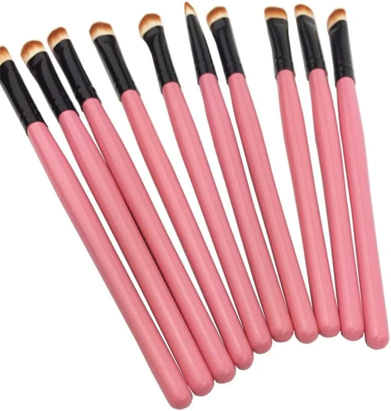 LINGLING-MAKEUP BRUSH ست 10 عددی براش آرایشی، براش لب، براش سایه چشم، ابزار کاربردی هایلایت - صورتی، بادوام و حمل آسان (رنگ: مشکی صورتی) LINGLING-MAKEUP BRUSH ست 10 عددی براش آرایشی، براش لب، براش سایه چشم، ابزار کاربردی هایلایت - صورتی، بادوام و حمل آسان (رنگ: مشکی صورتی)