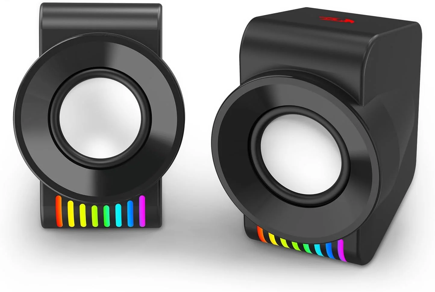اسپیکر گیمینگ کامپیوتر رِدراگون GS5514، اسپیکر دسکتاپ استریو 2.0 کاناله با RGB پویا، بیس با کیفیت و صدای شفاف، تغذیه از طریق USB با کانکتور 3.5 میلی متری اسپیکر گیمینگ کامپیوتر رِدراگون GS5514، اسپیکر دسکتاپ استریو 2.0 کاناله با RGB پویا، بیس با کیفیت و صدای شفاف، تغذیه از طریق USB با کانکتور 3.5 میلی متری