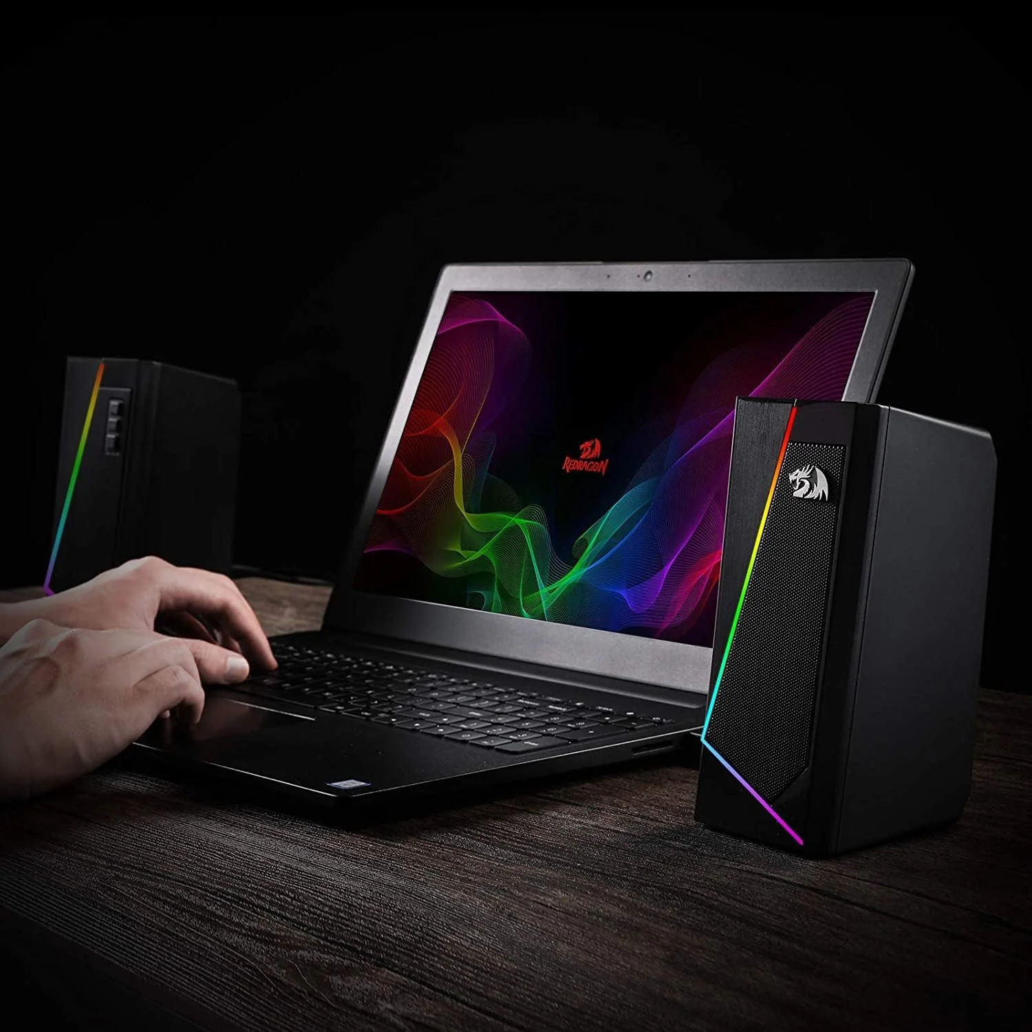 اسپیکر دسکتاپ ریدراگون مدل Gs520 Anvil RGB، 2.0 اسپیکر دسکتاپ ریدراگون مدل Gs520 Anvil RGB، 2.0