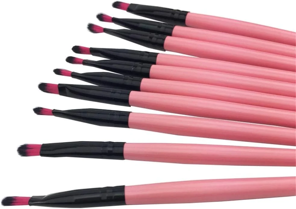 LINGLING-MAKEUP BRUSH ست 10 عددی براش آرایشی، براش لب، براش سایه چشم، ابزار کاربردی هایلایت - صورتی، بادوام و حمل آسان (رنگ: مشکی صورتی) LINGLING-MAKEUP BRUSH ست 10 عددی براش آرایشی، براش لب، براش سایه چشم، ابزار کاربردی هایلایت - صورتی، بادوام و حمل آسان (رنگ: مشکی صورتی)