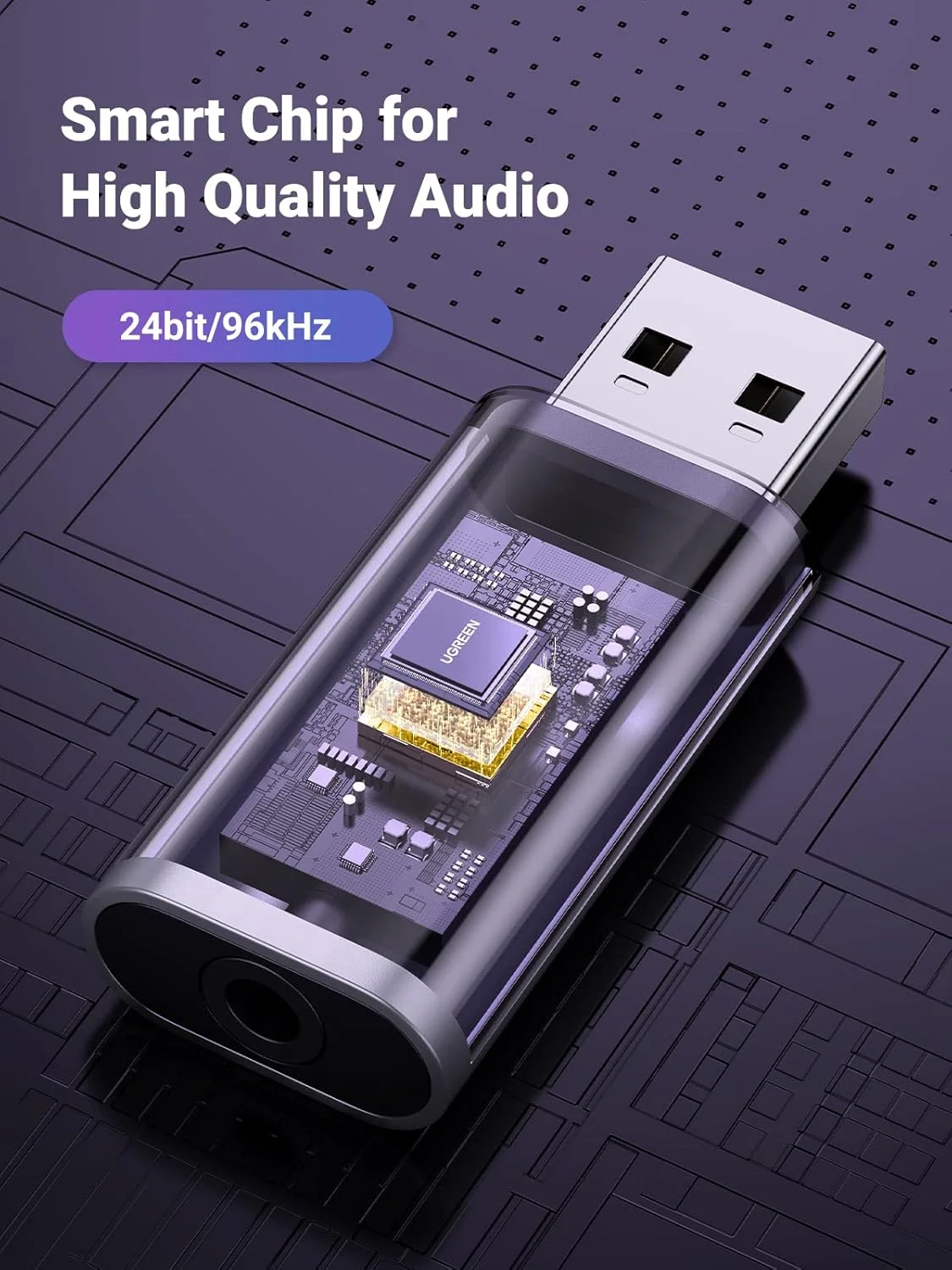 آداپتور کارت صدای USB یوگرین، آداپتور USB به جک 3.5 میلیمتری، کارت صدای خارجی آلومینیومی، آداپتور هدست سازگار با ویندوز، مک او اس، PS5، لینوکس، کامپیوتر، لپتاپ، دسکتاپ، رزبری پای 4 آداپتور کارت صدای USB یوگرین، آداپتور USB به جک 3.5 میلیمتری، کارت صدای خارجی آلومینیومی، آداپتور هدست سازگار با ویندوز، مک او اس، PS5، لینوکس، کامپیوتر، لپتاپ، دسکتاپ، رزبری پای 4