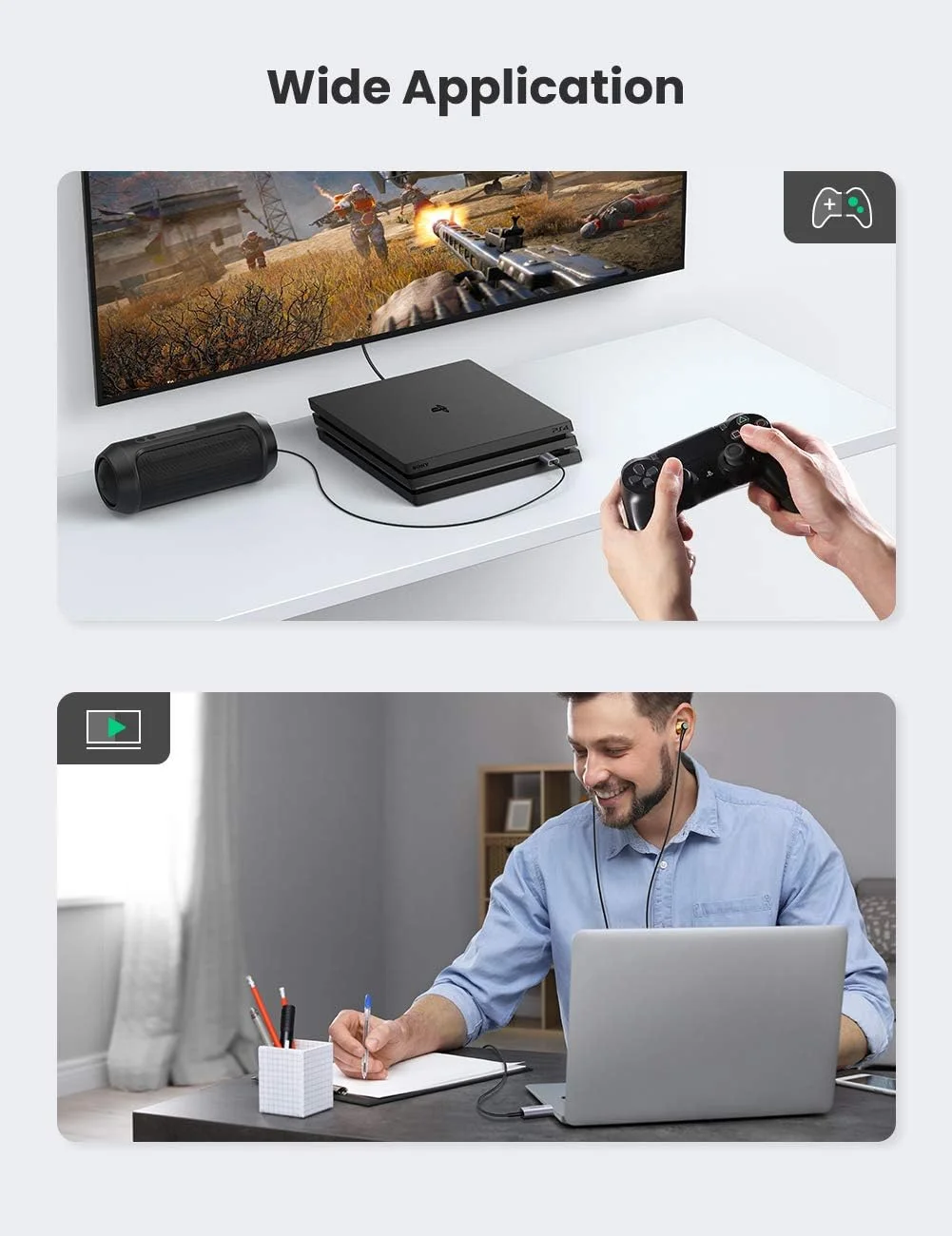 آداپتور کارت صدای USB یوگرین، آداپتور USB به جک 3.5 میلیمتری، کارت صدای خارجی آلومینیومی، آداپتور هدست سازگار با ویندوز، مک او اس، PS5، لینوکس، کامپیوتر، لپتاپ، دسکتاپ، رزبری پای 4 آداپتور کارت صدای USB یوگرین، آداپتور USB به جک 3.5 میلیمتری، کارت صدای خارجی آلومینیومی، آداپتور هدست سازگار با ویندوز، مک او اس، PS5، لینوکس، کامپیوتر، لپتاپ، دسکتاپ، رزبری پای 4
