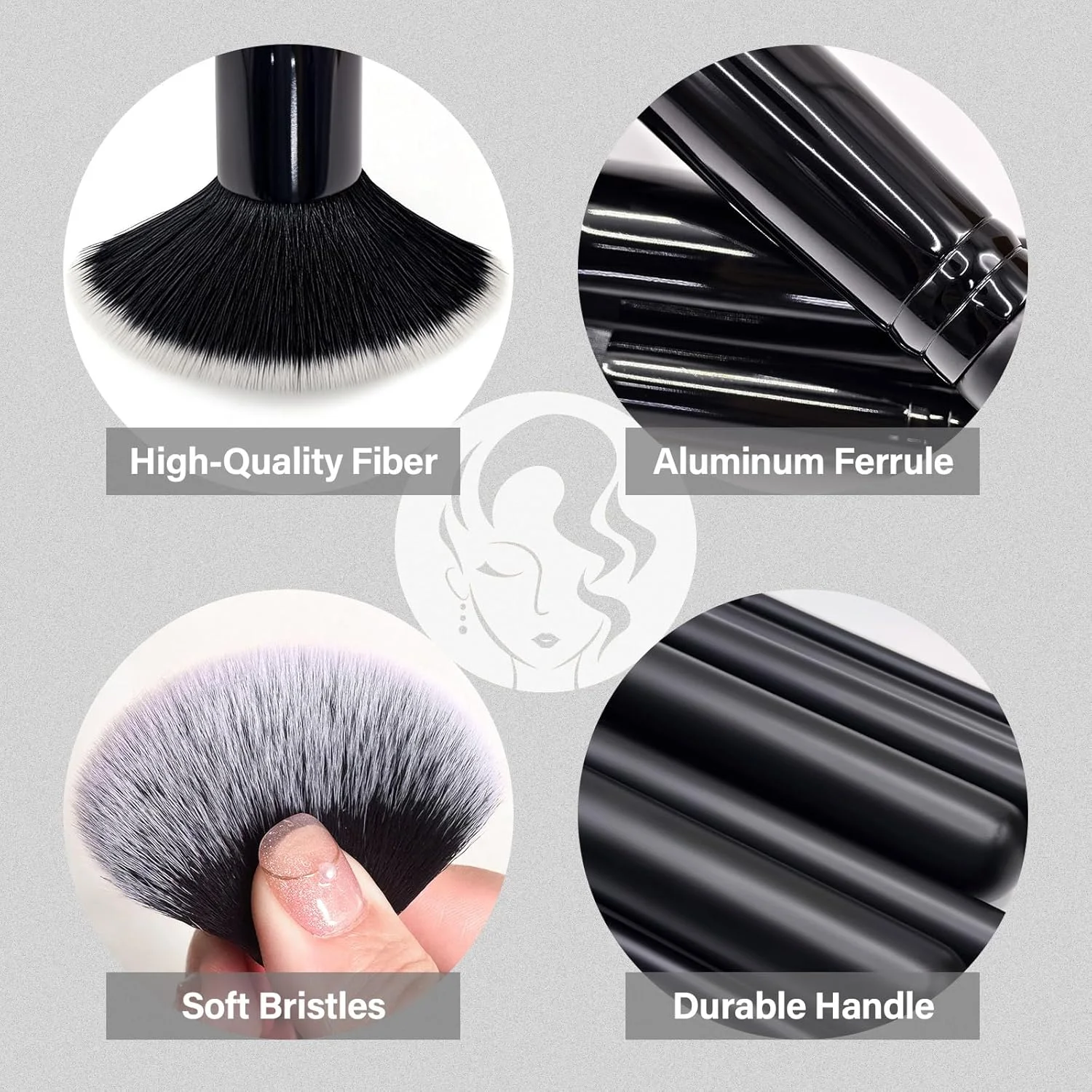 Makeup Brushes Set, Mlemle Professional 26 Pcs Makeup Kit, Include Powder Foundation Concealers Blush Eye shadows 21 Pcs Makeup Brushes and 2 Powder Puff, 3 Makeup Sponge (A01-Black) Makeup Brushes Set, Mlemle Professional 26 Pcs Makeup Kit, Include Powder Foundation Concealers Blush Eye shadows 21 Pcs Makeup Brushes and 2 Powder Puff, 3 Makeup Sponge (A01-Black)