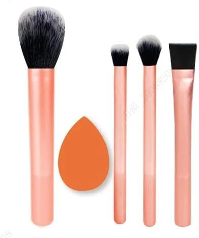 ست چند منظوره اسفنج آرایشی و براش آرایشی 5 تکه سری لوکس MINISO