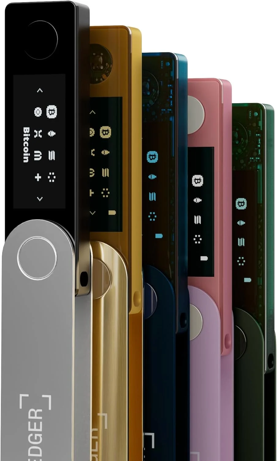 لجر نانو ایکس: کیف پول سخت افزاری بلوتوث دار برای مدیریت امن ارزهای دیجیتال و NFT های شما در هر مکان (آبی یاقوتی)