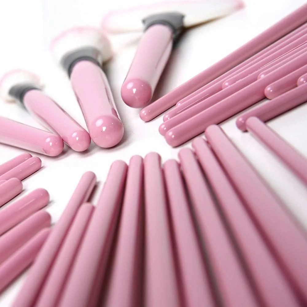 ست برس آرایشی نرم 32 تکه PINK Pro به همراه کیف