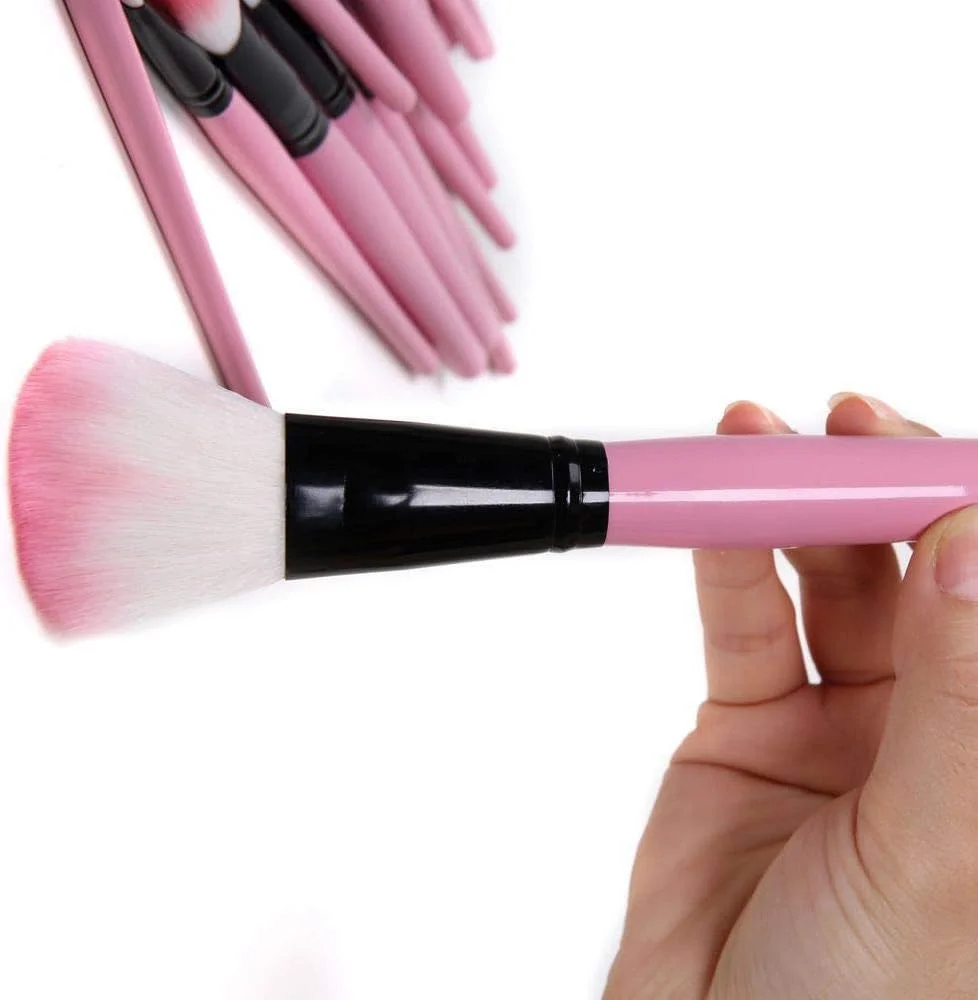 ست برس آرایشی نرم 32 تکه PINK Pro به همراه کیف