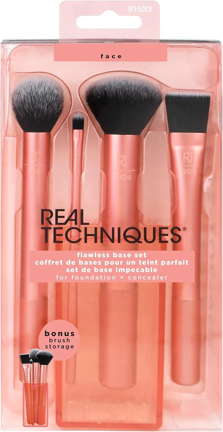 ست براش آرایشی Real Techniques Flawless Base، Rt1533 ست براش آرایشی Real Techniques Flawless Base، Rt1533