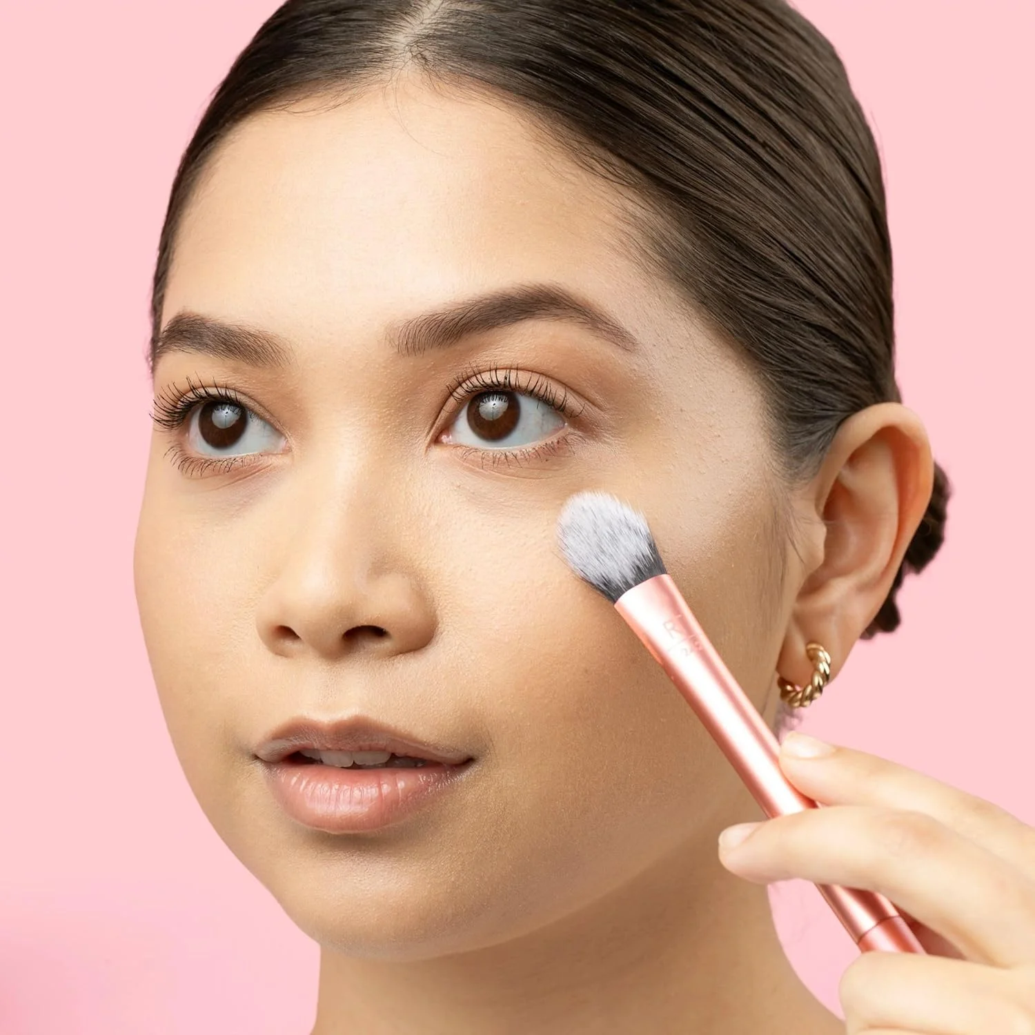 Real Techniques Precision Perfection Duo, Viral Kitten Paw Concealer Brush & Dual-Sided Powder Puff For Powder & Foundation, Travel Friendly Makeup Brush Set, Cruelty-Free, 2 Piece Set Real Techniques Precision Perfection Duo, Viral Kitten Paw Concealer Brush & Dual-Sided Powder Puff For Powder & Foundation, Travel Friendly Makeup Brush Set, Cruelty-Free, 2 Piece Set