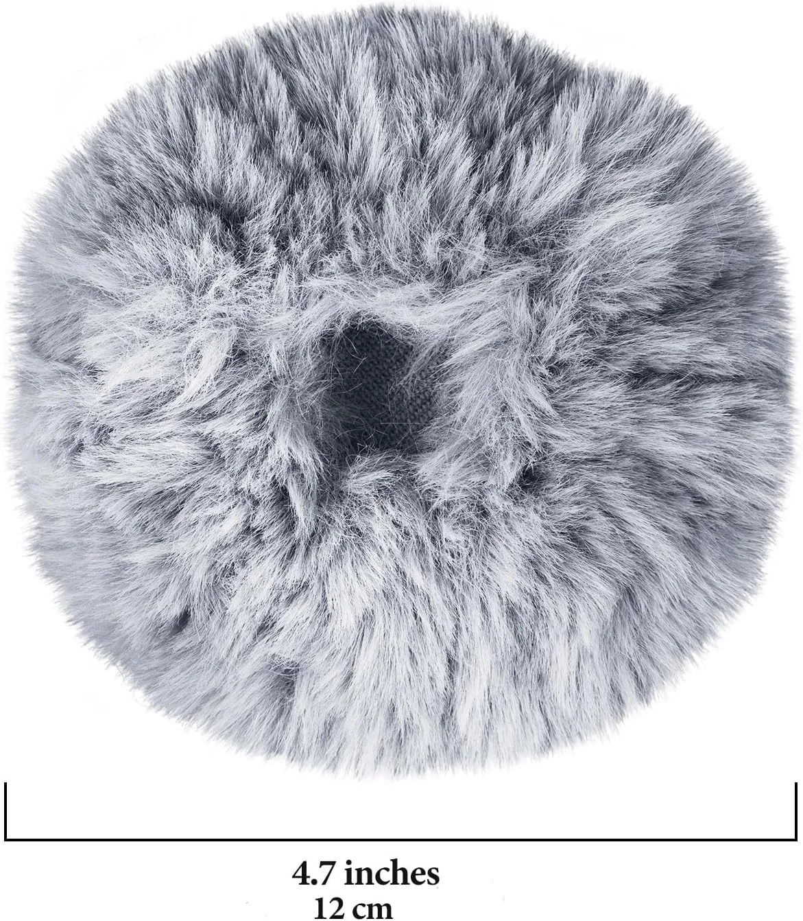 Geekria for Creators بادگیر خزدار سازگار با Blue Yeti، Yeti Pro، روکش میکروفون DeadCat، روکش پشمی شیشه جلو (خاکستری / 2 بسته)