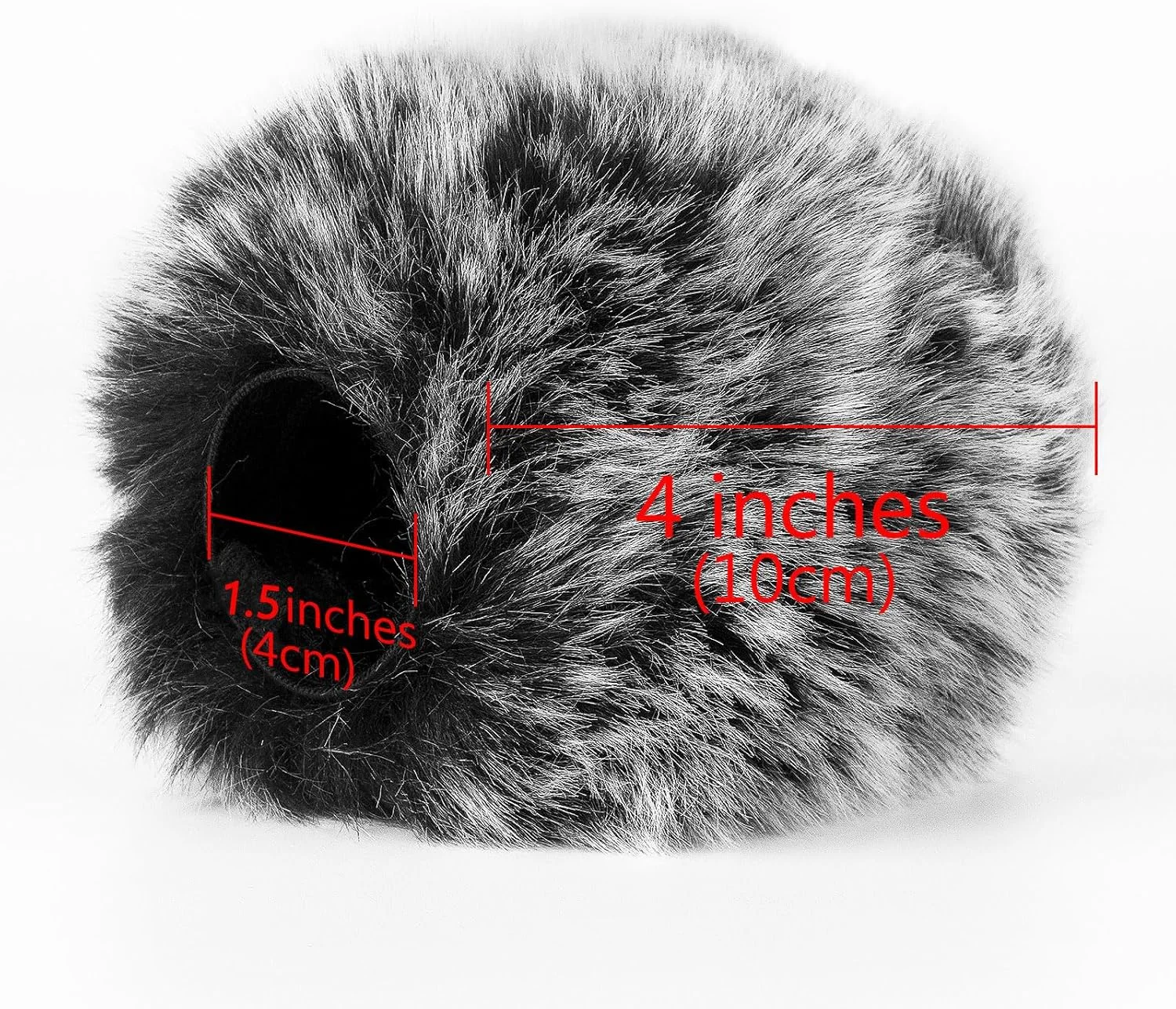 Geekria for Creators Furry Windscreen Compatible with Razer Seiren X, Seiren Emote, Seiren Elite, Mic DeadCat Wind Cover Muff, Fluff Cover Windshield (Grey / 2 Pack)