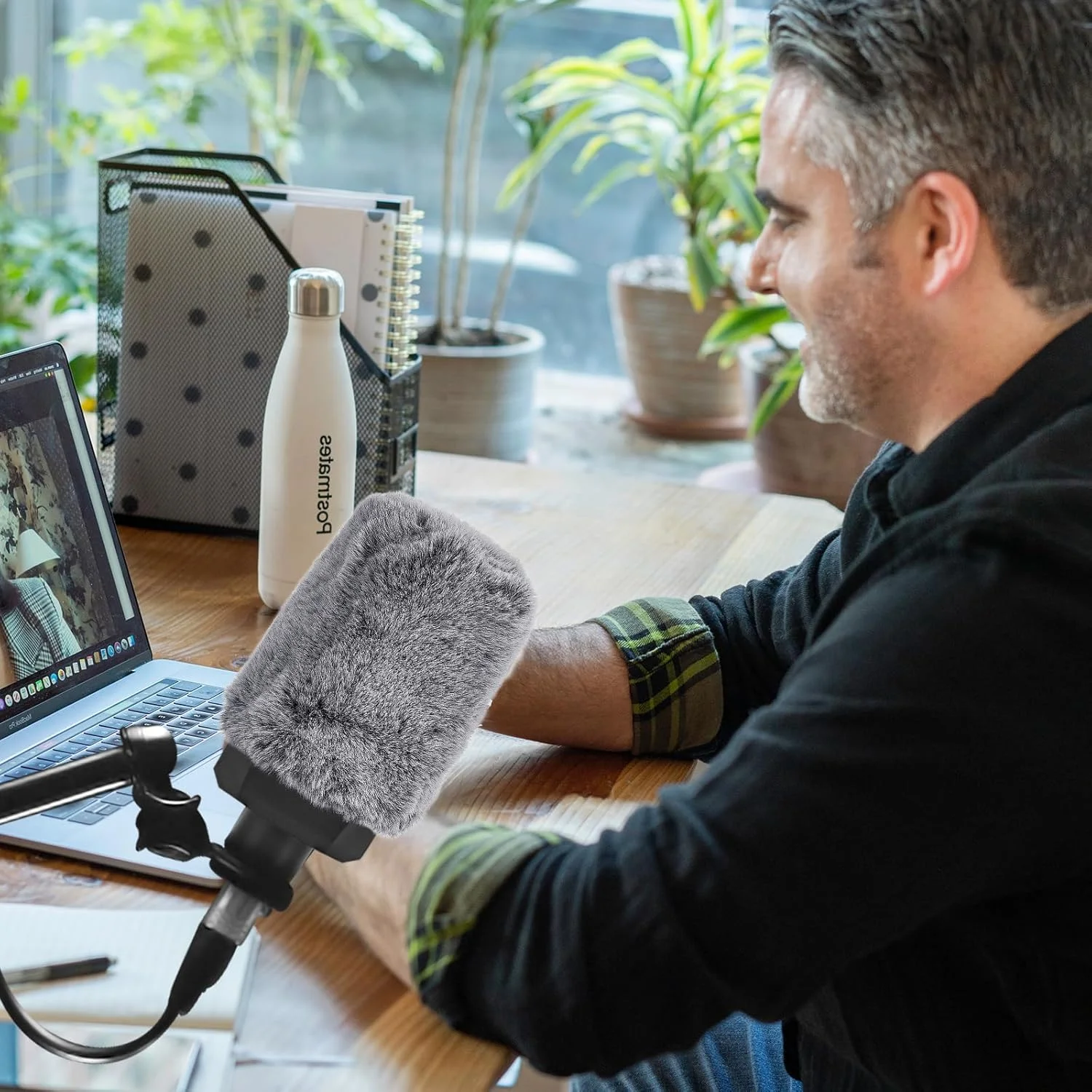 Geekria for Creators Furry Windscreen for 1.6'' (40mm) Diameter Microphones, Mic DeadCat Wind Cover Muff, Fluff Cover Windshield Compatible with HyperX SoloCast (Grey / 2 Pack) Geekria for Creators Furry Windscreen for 1.6'' (40mm) Diameter Microphones, Mic DeadCat Wind Cover Muff, Fluff Cover Windshield Compatible with HyperX SoloCast (Grey / 2 Pack)