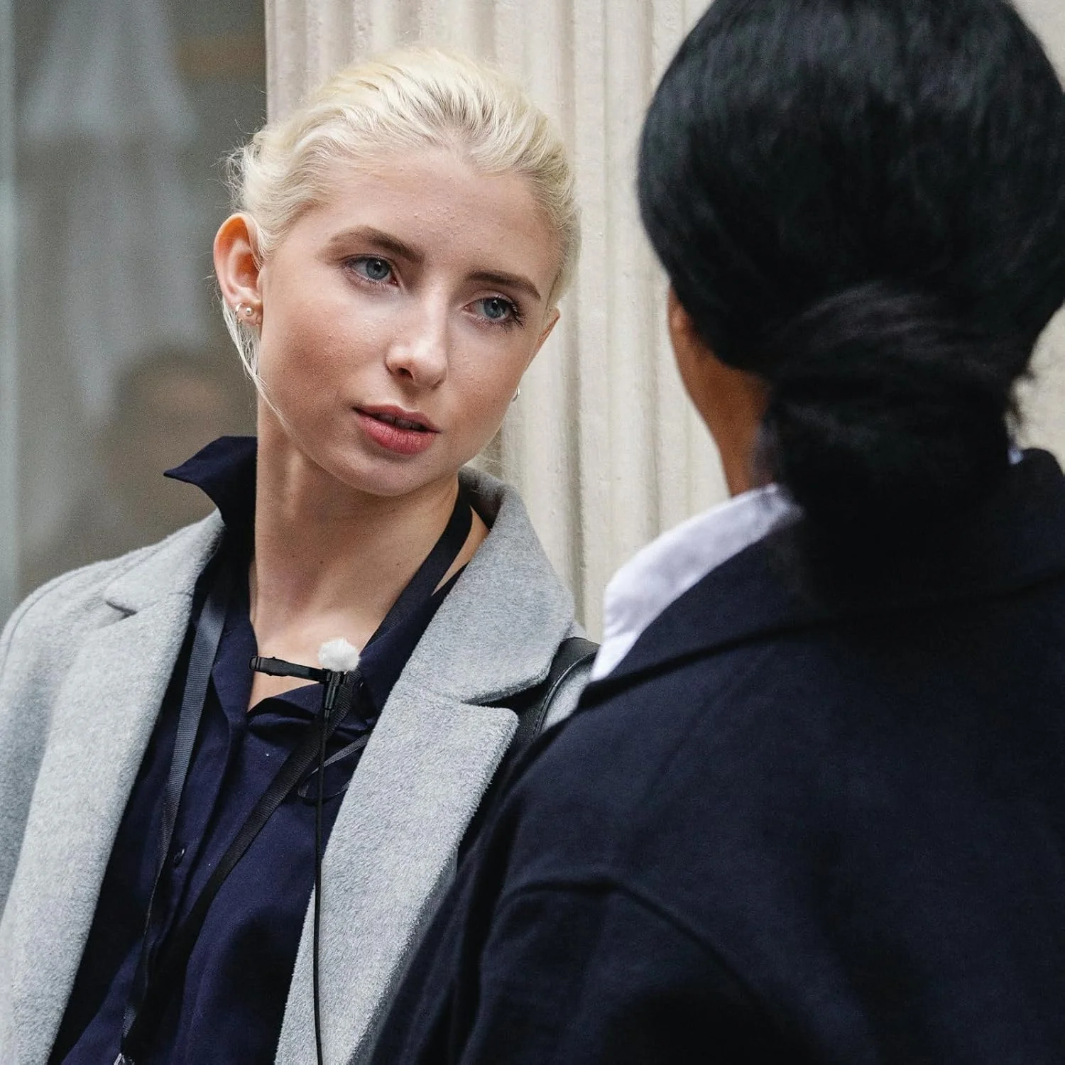 Geekria for Creators Furry Windscreen for 0.3'' (8mm) Diameter Microphone, Mic DeadCat Wind Cover Muff, Fluff Cover Windshield Compatible with Sennheiser ME2 (White / 2 Pack)