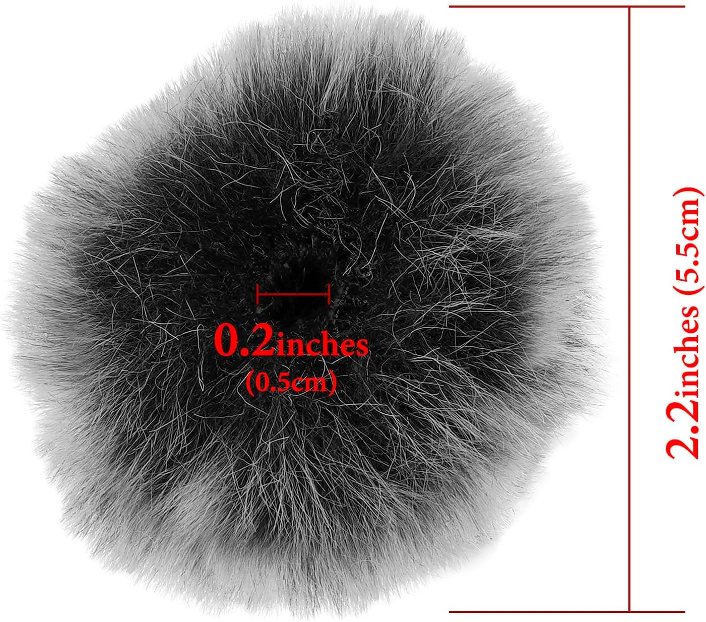 Geekria for Creators خز بادگیر برای میکروفون های با قطر 0.2 اینچ (5 میلی متر)، پوشش ضد باد میکروفون DeadCat، Windbuster، پوشش کرکی شیشه جلو سازگار با Sennheiser MKE (خاکستری / 2 عدد) Geekria for Creators خز بادگیر برای میکروفون های با قطر 0.2 اینچ (5 میلی متر)، پوشش ضد باد میکروفون DeadCat، Windbuster، پوشش کرکی شیشه جلو سازگار با Sennheiser MKE (خاکستری / 2 عدد)