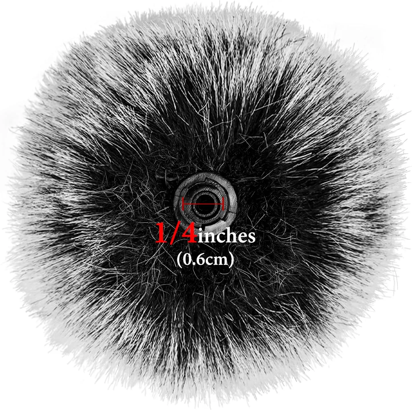 Geekria for Creators روکش خزدار میکروفون سازگار با DJI Mic، روکش ضد باد میکروفون DeadCat، روکش کرکی شیشه جلو، کاهش نویز باد (خاکستری / 2 عدد)