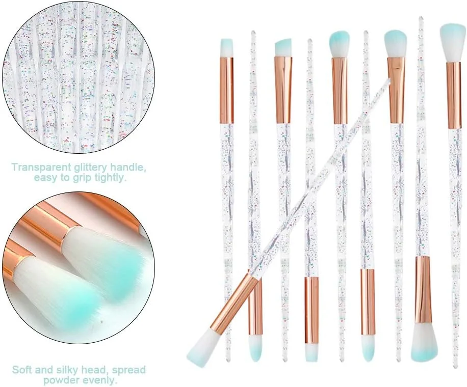 Make-up Brushes Set, Eye Makeup Brush Kit, Eyeshadow Eyebrow Eyeliner Cosmetic Set Beauty Tool(10pcs)