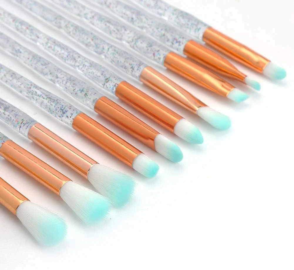 Make-up Brushes Set, Eye Makeup Brush Kit, Eyeshadow Eyebrow Eyeliner Cosmetic Set Beauty Tool(10pcs)
