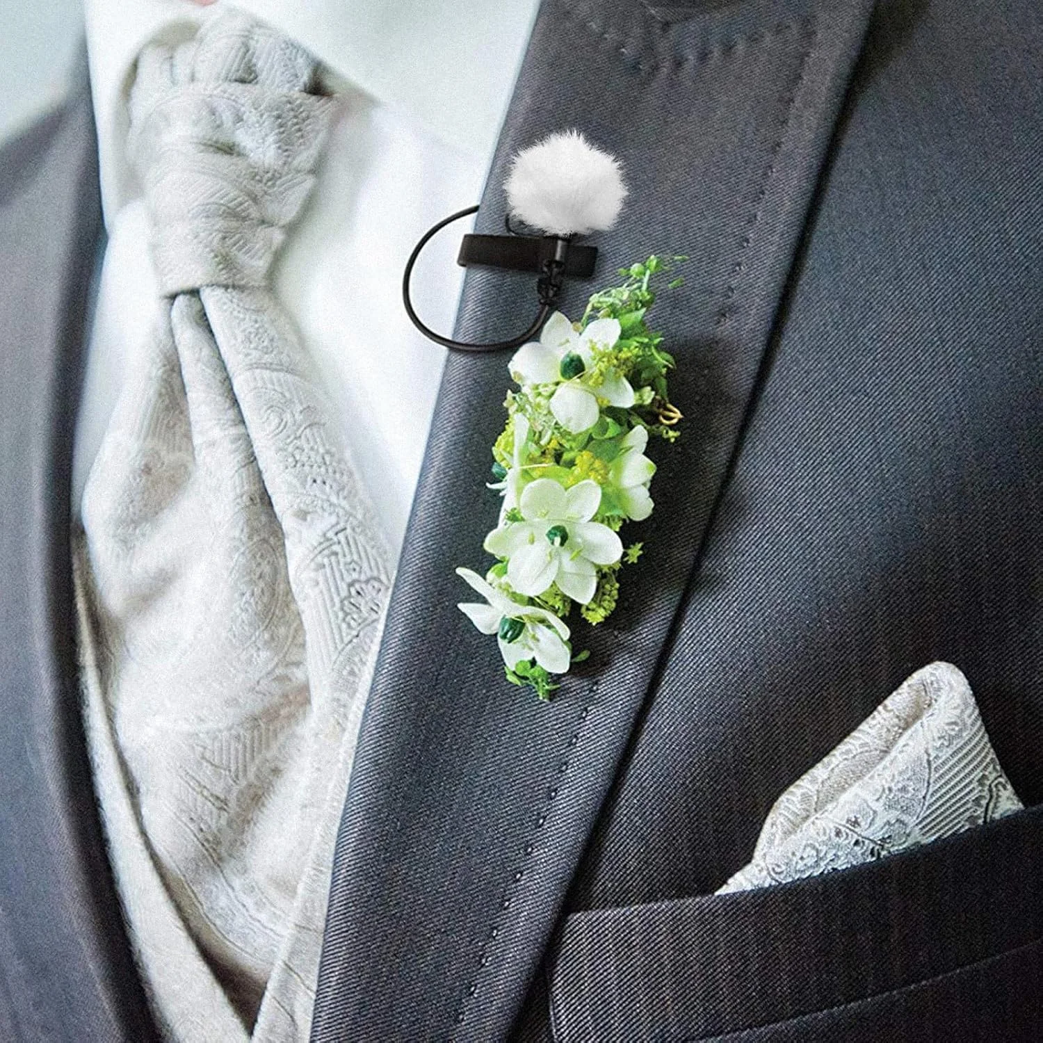 Geekria for Creators بادگیر خزدار برای میکروفون با قطر 5 میلیمتر (0.2 اینچ)، پوشش ضد باد میکروفون DeadCat، محافظ باد، پوشش کرکی سازگار با Rode Lavalier (سفید / 2 عددی) Geekria for Creators بادگیر خزدار برای میکروفون با قطر 5 میلیمتر (0.2 اینچ)، پوشش ضد باد میکروفون DeadCat، محافظ باد، پوشش کرکی سازگار با Rode Lavalier (سفید / 2 عددی)