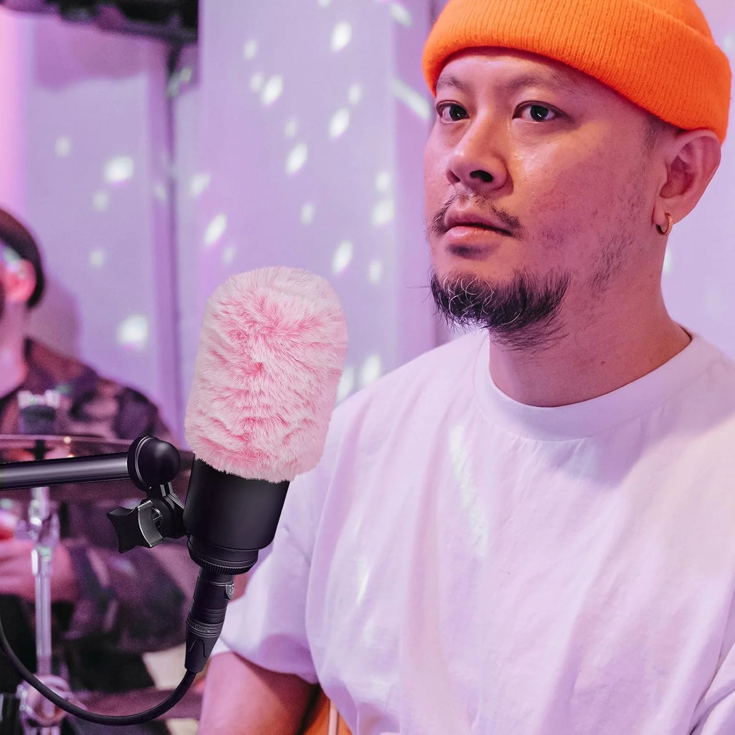 Geekria for Creators بادگیر خزدار برای میکروفون های با قطر 1.5 اینچ (38 میلی متر)، روکش بادگیر میکروفون DeadCat، روکش کرکی شیشه جلو سازگار با FIFINE A6 (صورتی / 2 بسته) Geekria for Creators بادگیر خزدار برای میکروفون های با قطر 1.5 اینچ (38 میلی متر)، روکش بادگیر میکروفون DeadCat، روکش کرکی شیشه جلو سازگار با FIFINE A6 (صورتی / 2 بسته)